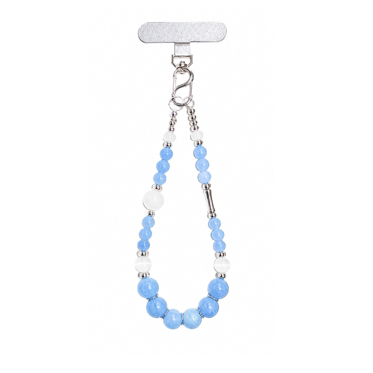 Azure Ripple Phone Wristlet