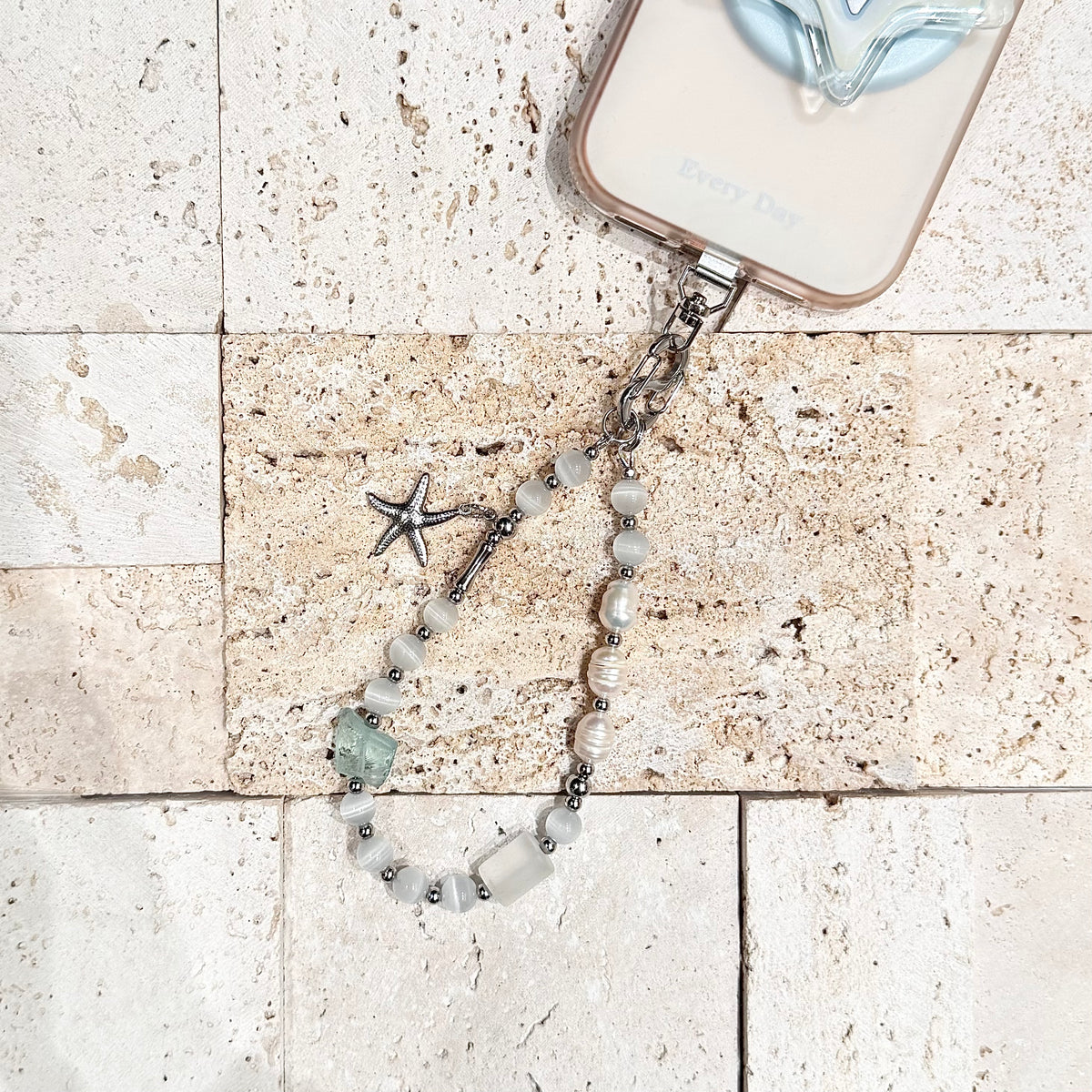 Pearl Shore Phone Wristlet