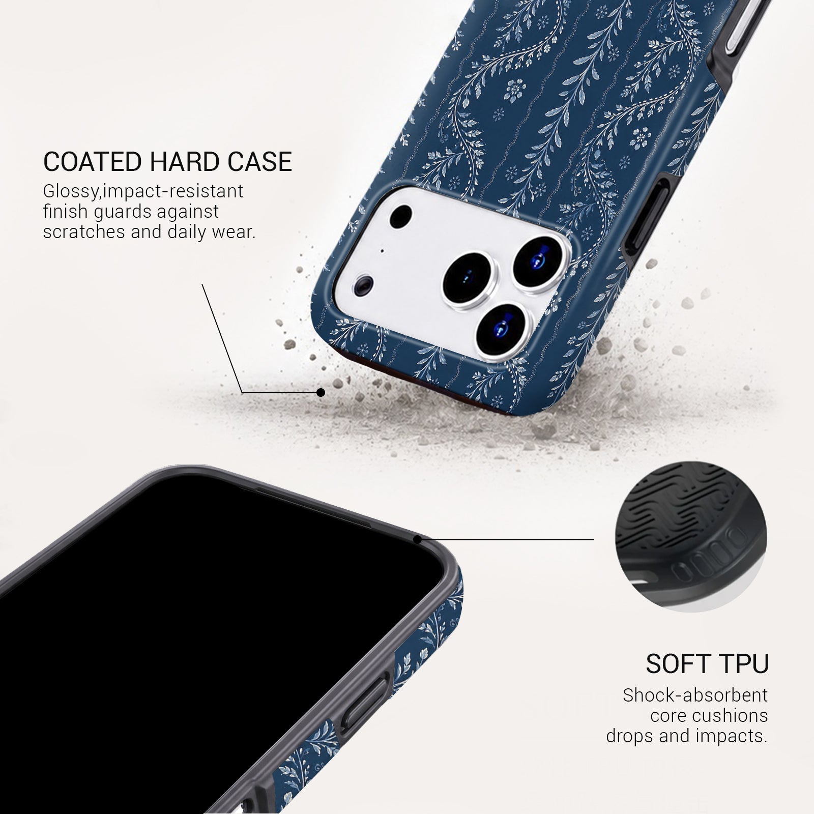 Indigo Tough Phone Case