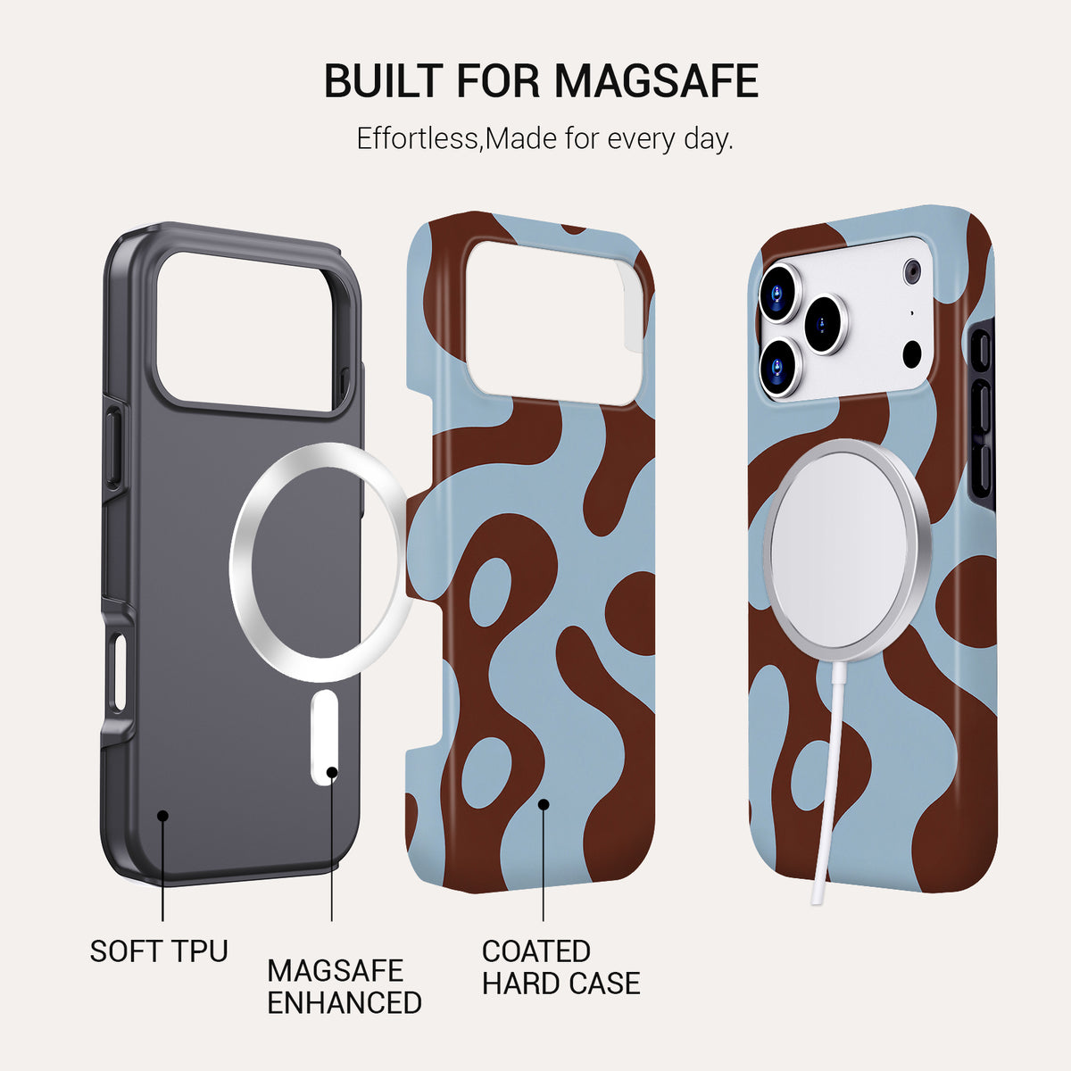 Mocha Melt Tough Phone Case#DEVICE_iPhone 18 Pro Max|iPhone 18 Pro|iPhone 17 Pro Max|iPhone 17 Pro|iPhone 17 Air|iPhone 16 Pro Max|iPhone 16 Pro|iPhone 16 Plus|iPhone 16|iPhone 15 Pro Max|iPhone 15 Pro|iPhone 15 Plus|iPhone 15|iPhone 14 Pro Max|iPhone 14 Pro|iPhone 14 Plus|iPhone 14