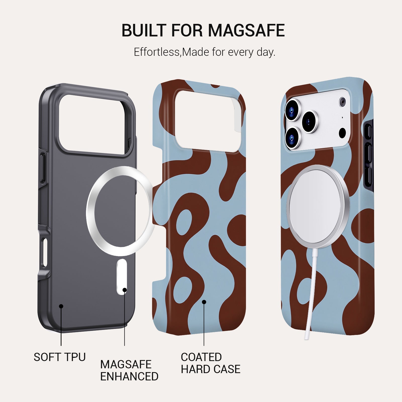 Mocha Melt Tough Phone Case
