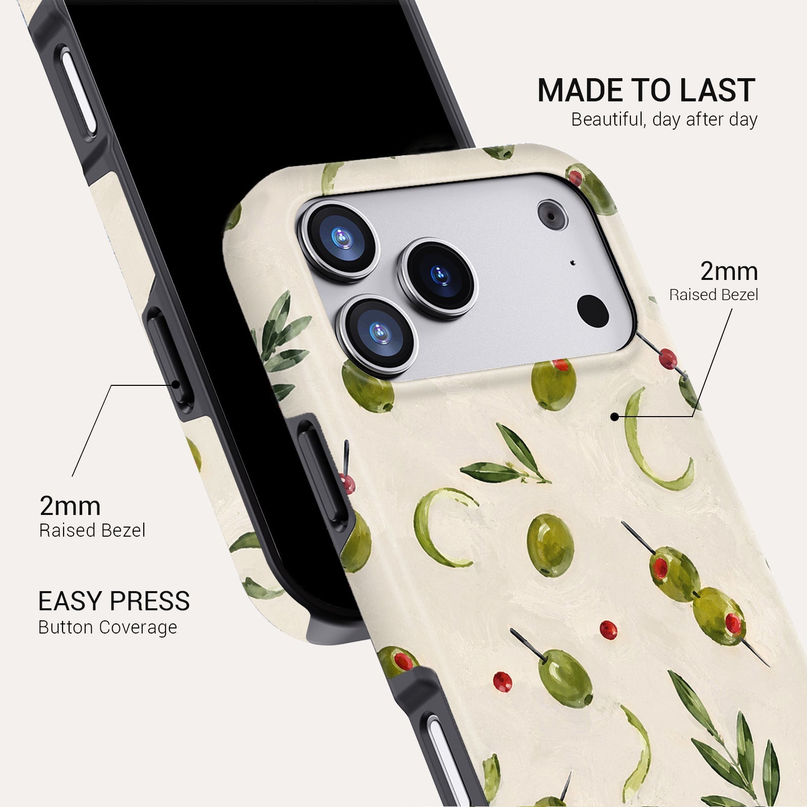Olive You Tough Phone Case