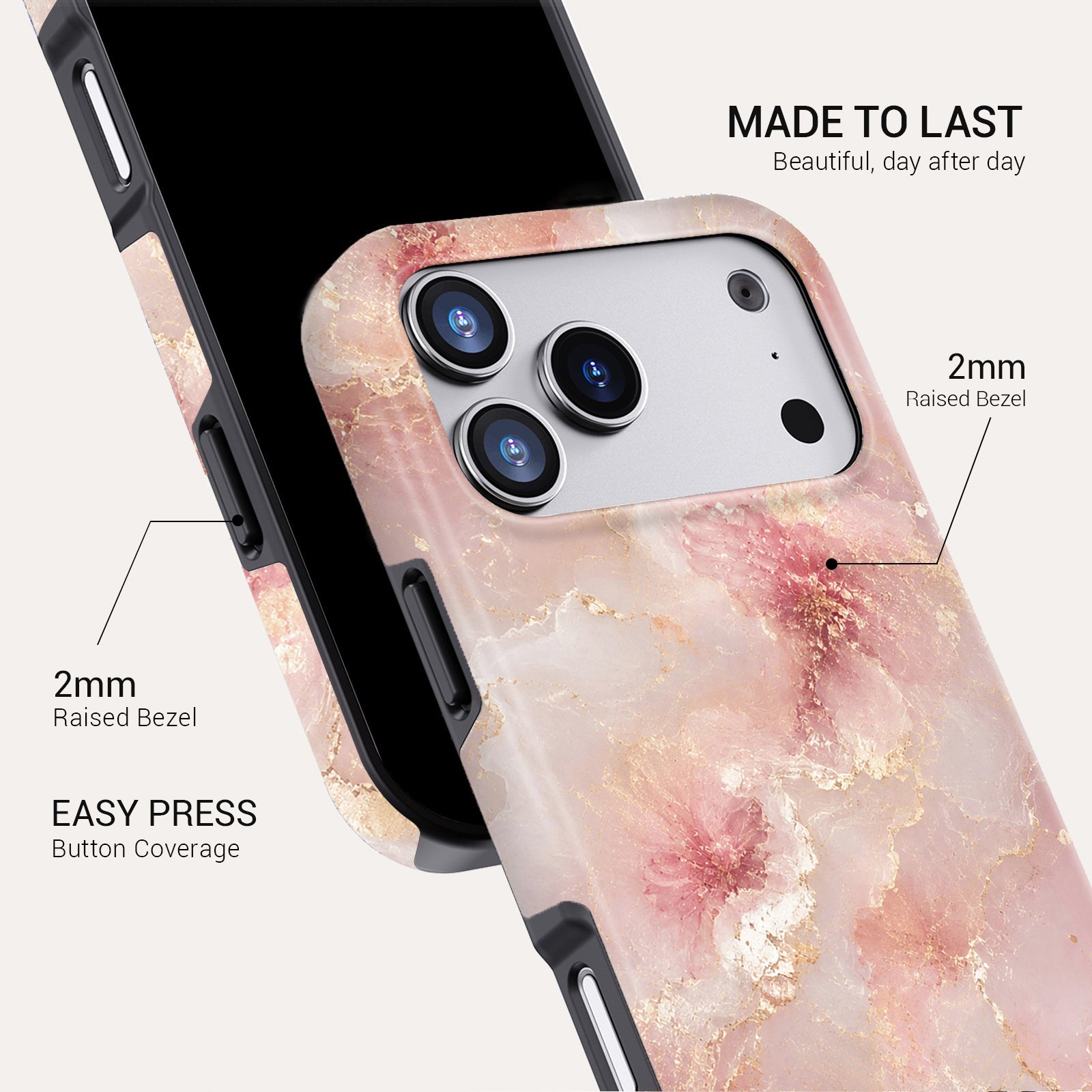 Rose Quartz Tough Phone Case