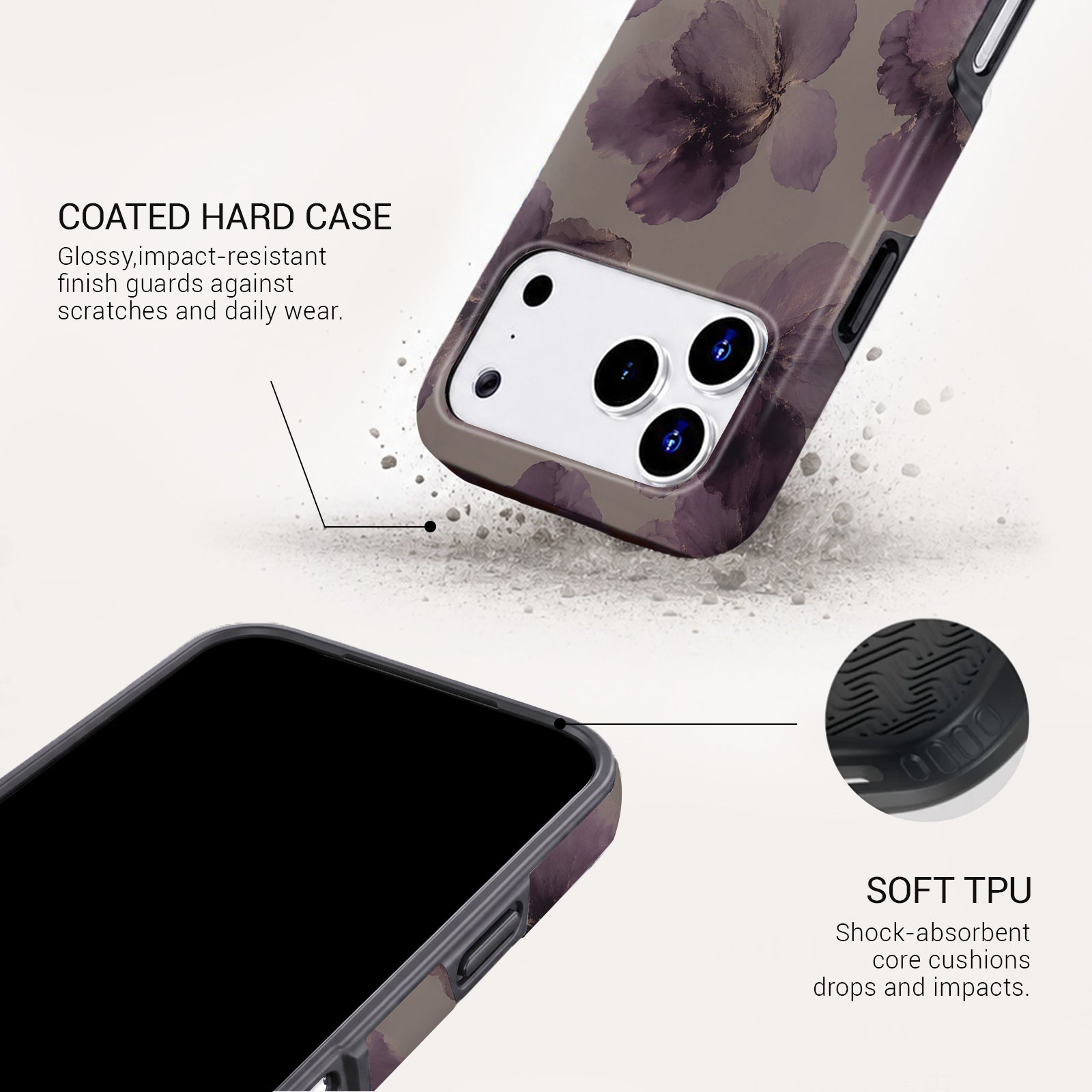 Violetta Tough Phone Case