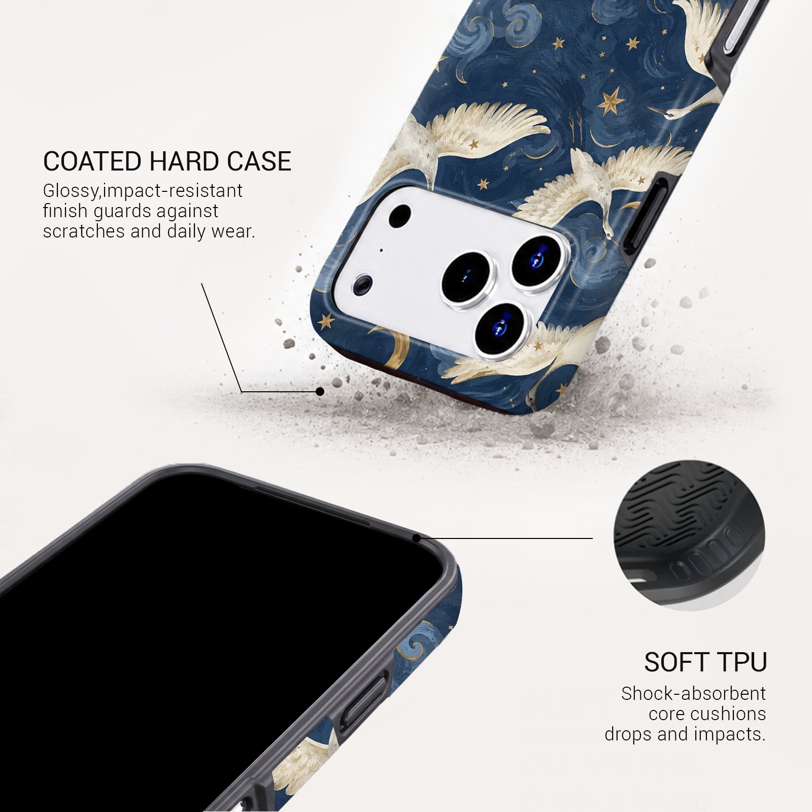 Moon Dance Tough Phone Case
