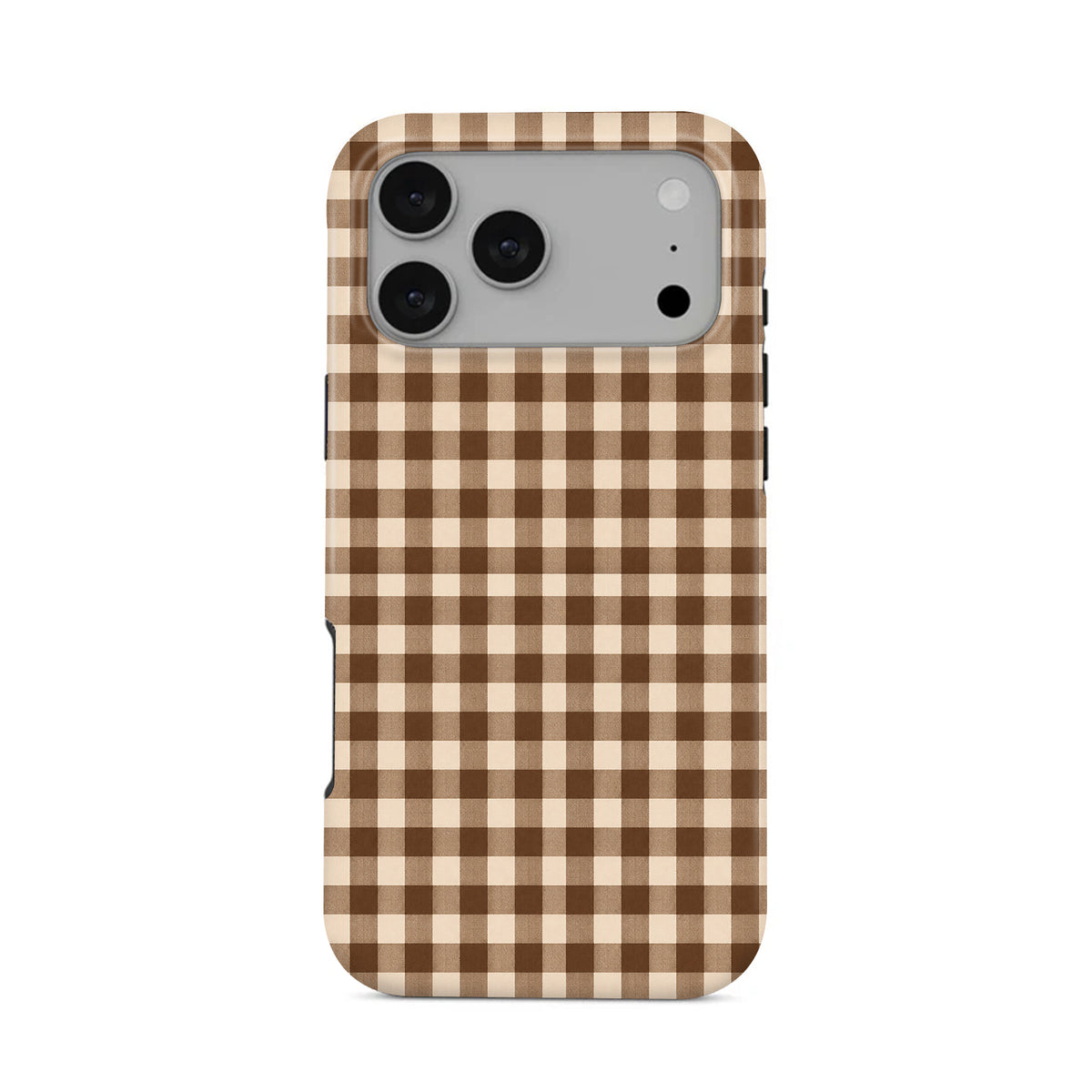 Cocoa Check Tough Phone Case#DEVICE_iPhone 18 Pro Max|iPhone 18 Pro|iPhone 17 Pro Max|iPhone 17 Pro|iPhone 17 Air|iPhone 16 Pro Max|iPhone 16 Pro|iPhone 16 Plus|iPhone 16|iPhone 15 Pro Max|iPhone 15 Pro|iPhone 15 Plus|iPhone 15|iPhone 14 Pro Max|iPhone 14 Pro|iPhone 14 Plus|iPhone 14
