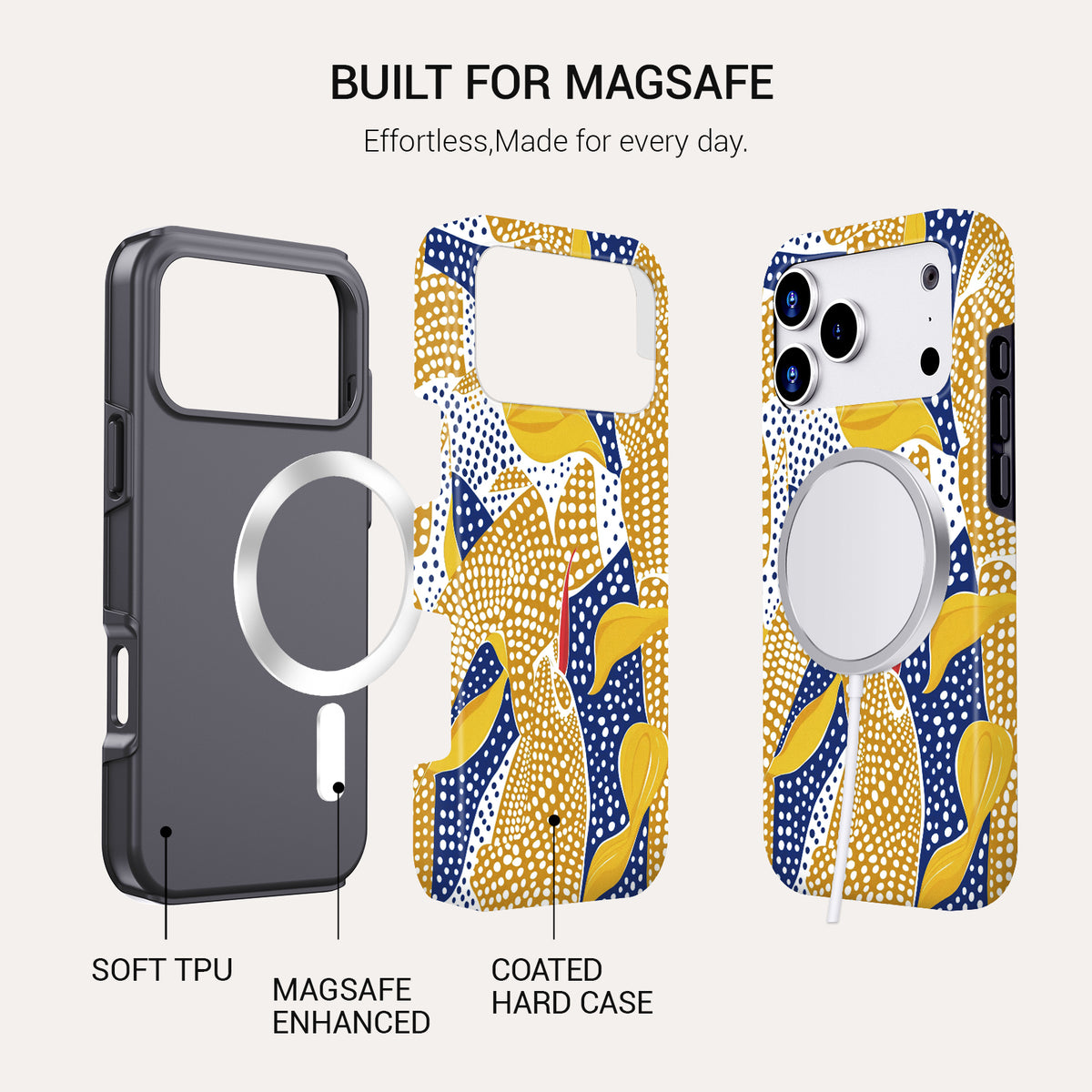 Dappled Tough Phone Case#DEVICE_iPhone 18 Pro Max|iPhone 18 Pro|iPhone 17 Pro Max|iPhone 17 Pro|iPhone 17 Air|iPhone 16 Pro Max|iPhone 16 Pro|iPhone 16 Plus|iPhone 16|iPhone 15 Pro Max|iPhone 15 Pro|iPhone 15 Plus|iPhone 15|iPhone 14 Pro Max|iPhone 14 Pro|iPhone 14 Plus|iPhone 14