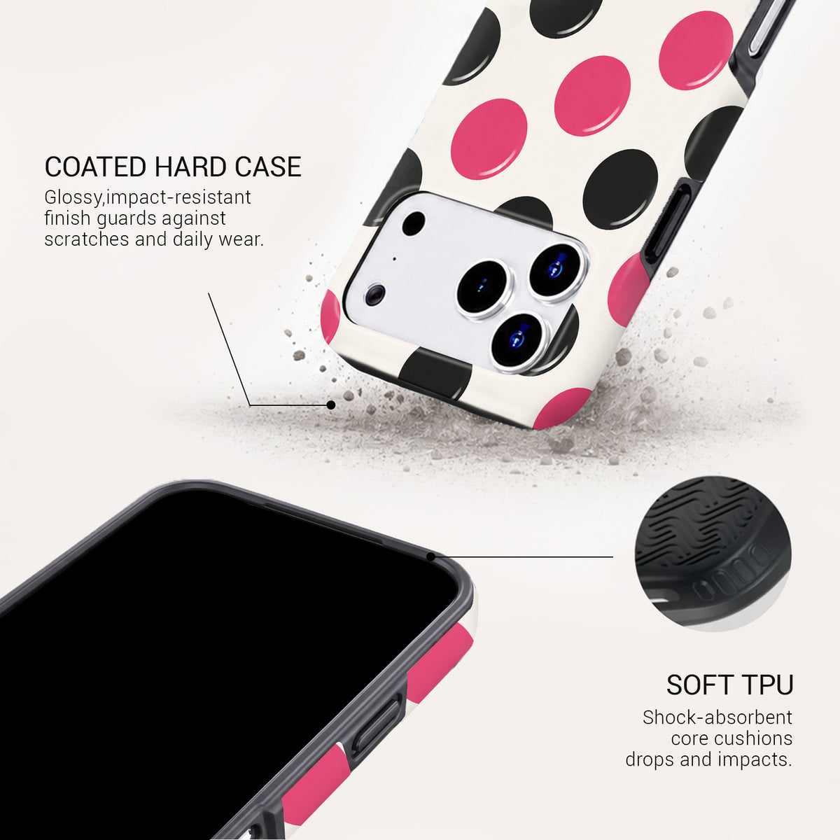 Pink Punch Tough Phone Case#DEVICE_iPhone 18 Pro Max|iPhone 18 Pro|iPhone 17 Pro Max|iPhone 17 Pro|iPhone 17 Air|iPhone 16 Pro Max|iPhone 16 Pro|iPhone 16 Plus|iPhone 16|iPhone 15 Pro Max|iPhone 15 Pro|iPhone 15 Plus|iPhone 15|iPhone 14 Pro Max|iPhone 14 Pro|iPhone 14 Plus|iPhone 14