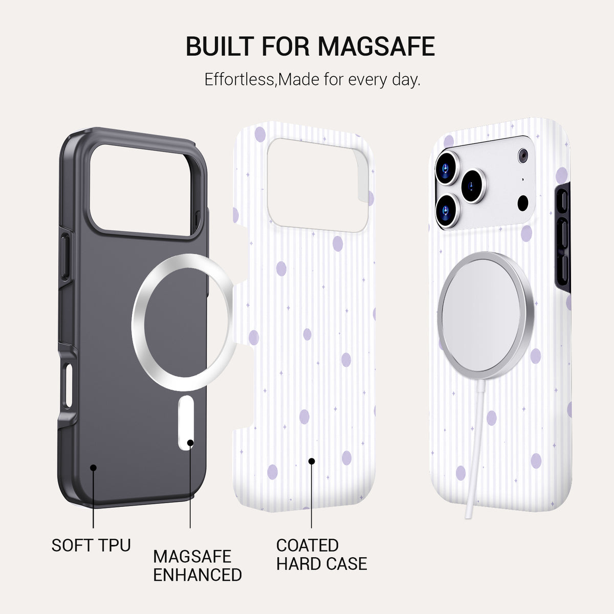 Lavender Latte Tough Phone Case#DEVICE_iPhone 18 Pro Max|iPhone 18 Pro|iPhone 17 Pro Max|iPhone 17 Pro|iPhone 17 Air|iPhone 16 Pro Max|iPhone 16 Pro|iPhone 16 Plus|iPhone 16|iPhone 15 Pro Max|iPhone 15 Pro|iPhone 15 Plus|iPhone 15|iPhone 14 Pro Max|iPhone 14 Pro|iPhone 14 Plus|iPhone 14