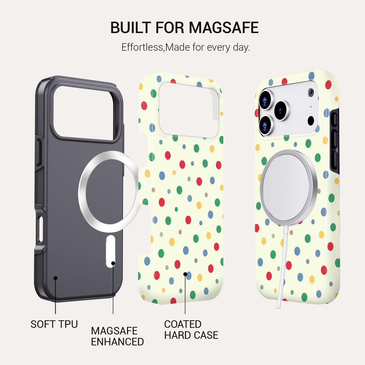 Sprinkles Tough Phone Case#DEVICE_iPhone 18 Pro Max|iPhone 18 Pro|iPhone 17 Pro Max|iPhone 17 Pro|iPhone 17 Air|iPhone 16 Pro Max|iPhone 16 Pro|iPhone 16 Plus|iPhone 16|iPhone 15 Pro Max|iPhone 15 Pro|iPhone 15 Plus|iPhone 15|iPhone 14 Pro Max|iPhone 14 Pro|iPhone 14 Plus|iPhone 14