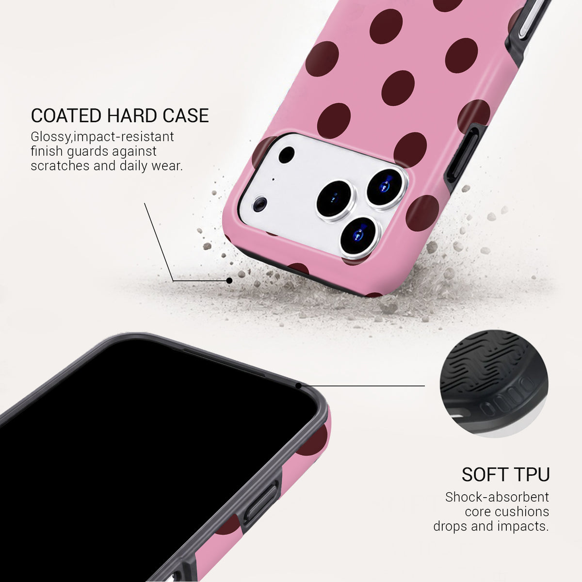 Pink Rebel Tough Phone Case#DEVICE_iPhone 18 Pro Max|iPhone 18 Pro|iPhone 17 Pro Max|iPhone 17 Pro|iPhone 17 Air|iPhone 16 Pro Max|iPhone 16 Pro|iPhone 16 Plus|iPhone 16|iPhone 15 Pro Max|iPhone 15 Pro|iPhone 15 Plus|iPhone 15|iPhone 14 Pro Max|iPhone 14 Pro|iPhone 14 Plus|iPhone 14