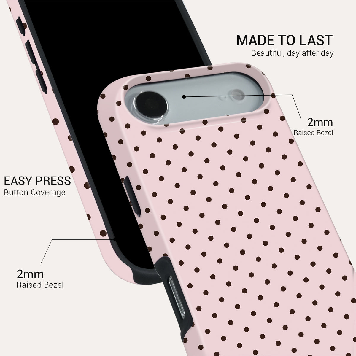Blush Beige Tough Phone Case#DEVICE_iPhone 17 Air