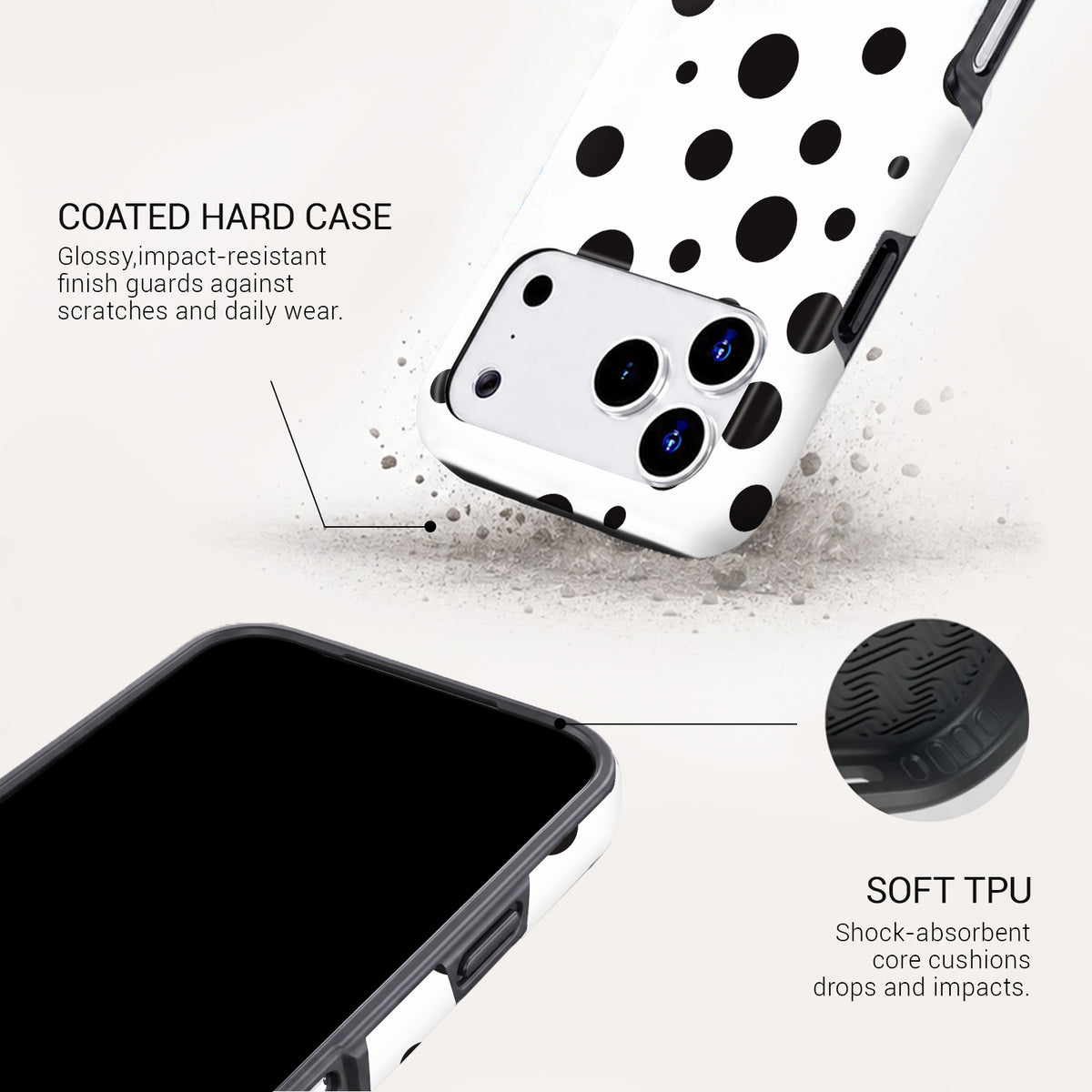 Dalmatian Vibe Tough Phone Case#DEVICE_iPhone 18 Pro Max|iPhone 18 Pro|iPhone 17 Pro Max|iPhone 17 Pro|iPhone 17 Air|iPhone 16 Pro Max|iPhone 16 Pro|iPhone 16 Plus|iPhone 16|iPhone 15 Pro Max|iPhone 15 Pro|iPhone 15 Plus|iPhone 15|iPhone 14 Pro Max|iPhone 14 Pro|iPhone 14 Plus|iPhone 14