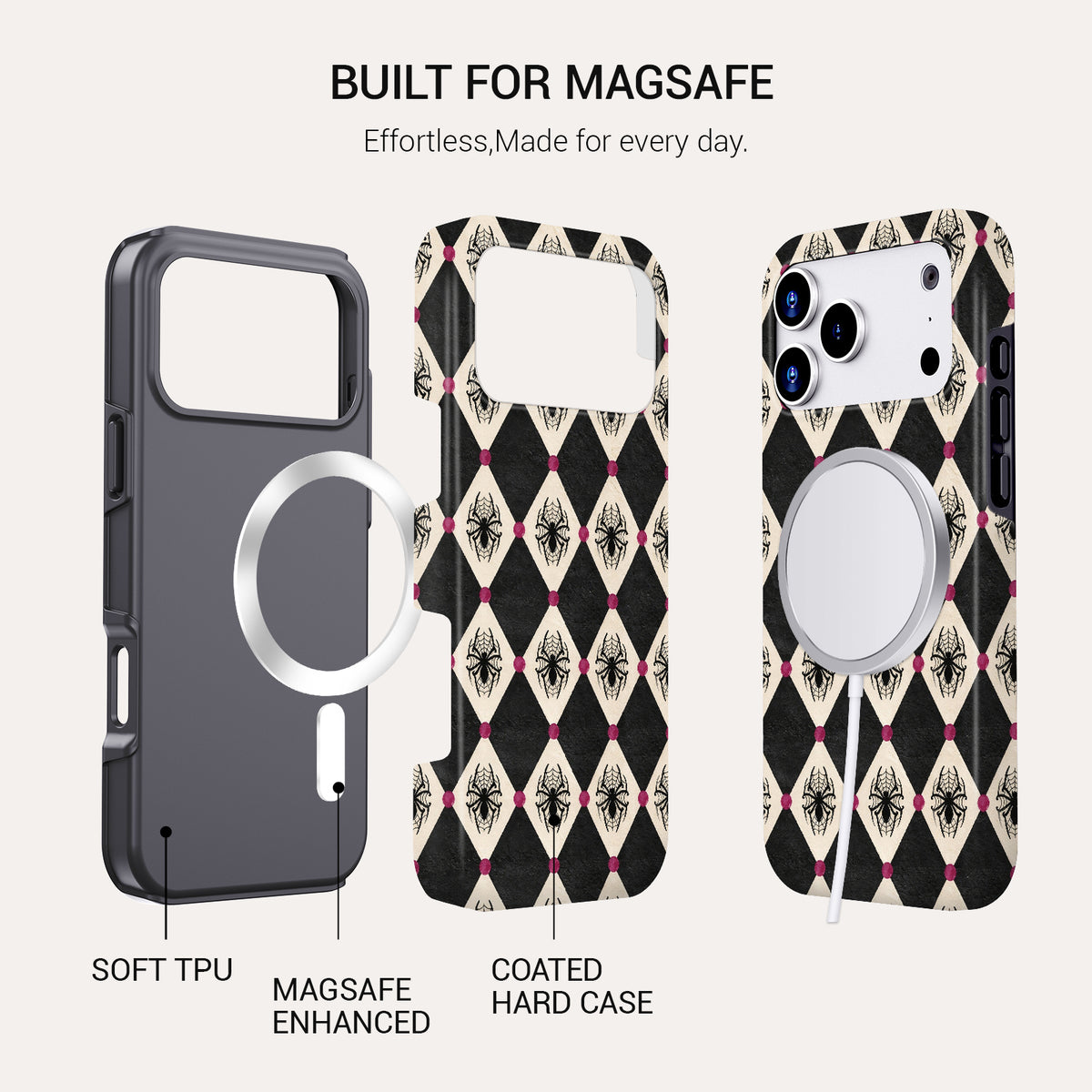 Harlequin Tough Phone Case#DEVICE_iPhone 18 Pro Max|iPhone 18 Pro|iPhone 17 Pro Max|iPhone 17 Pro|iPhone 17 Air|iPhone 16 Pro Max|iPhone 16 Pro|iPhone 16 Plus|iPhone 16|iPhone 15 Pro Max|iPhone 15 Pro|iPhone 15 Plus|iPhone 15|iPhone 14 Pro Max|iPhone 14 Pro|iPhone 14 Plus|iPhone 14