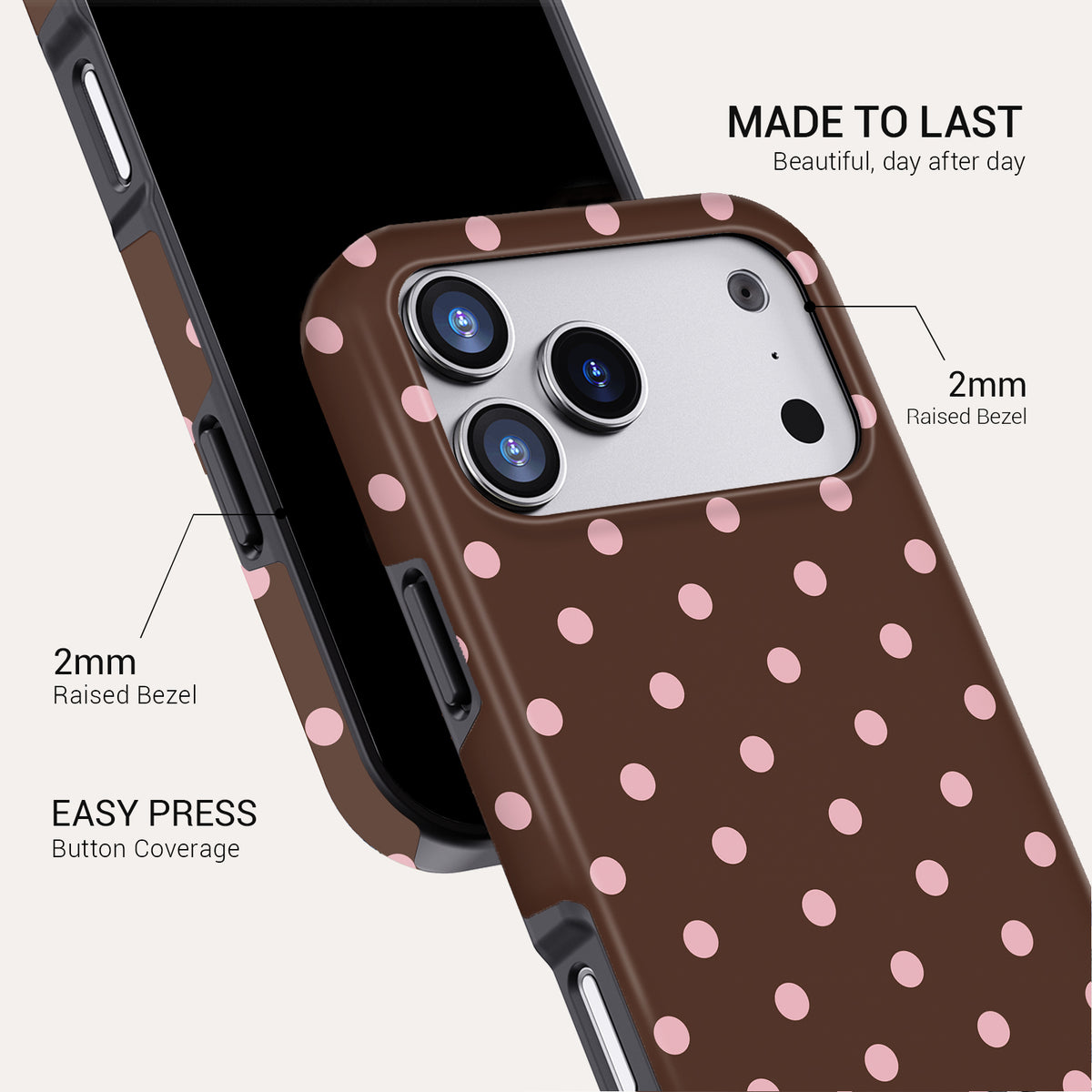 Cocoa Rose Tough Phone Case#DEVICE_iPhone 18 Pro Max|iPhone 18 Pro|iPhone 17 Pro Max|iPhone 17 Pro|iPhone 17 Air|iPhone 16 Pro Max|iPhone 16 Pro|iPhone 16 Plus|iPhone 16|iPhone 15 Pro Max|iPhone 15 Pro|iPhone 15 Plus|iPhone 15|iPhone 14 Pro Max|iPhone 14 Pro|iPhone 14 Plus|iPhone 14