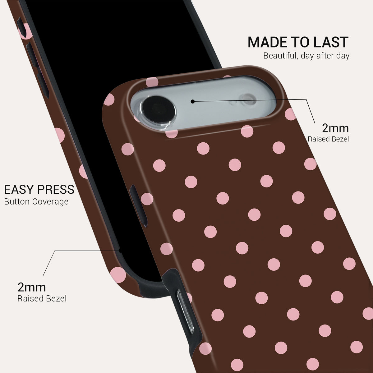 Cocoa Rose Tough Phone Case#DEVICE_iPhone 17 Air