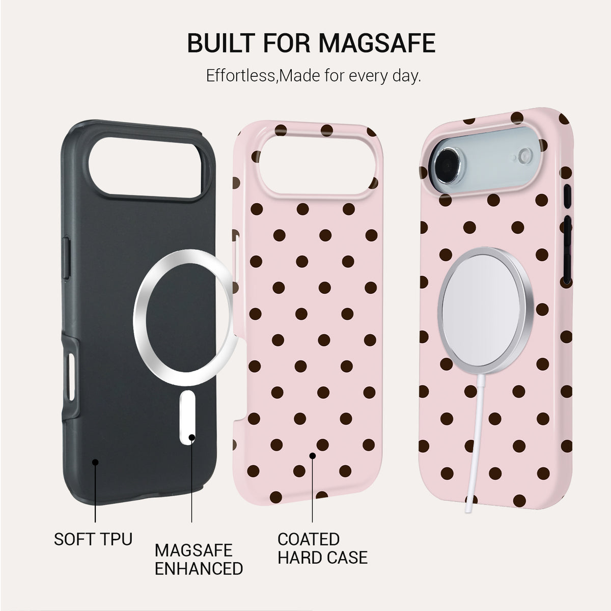 Nude Blush Tough Phone Case#DEVICE_iPhone 17 Air
