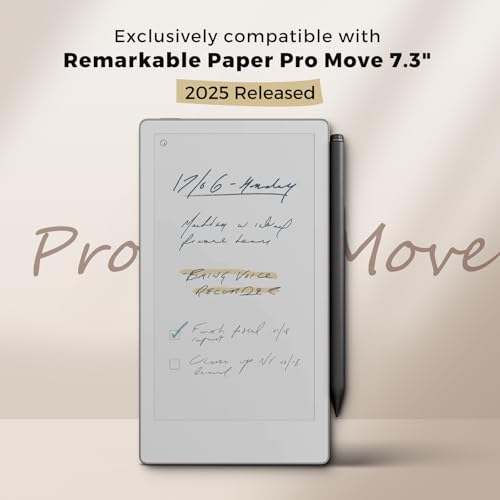 Remarkable Paper Pro Move 7.3" 2025 Genuine Leather with Hand Strap Case
