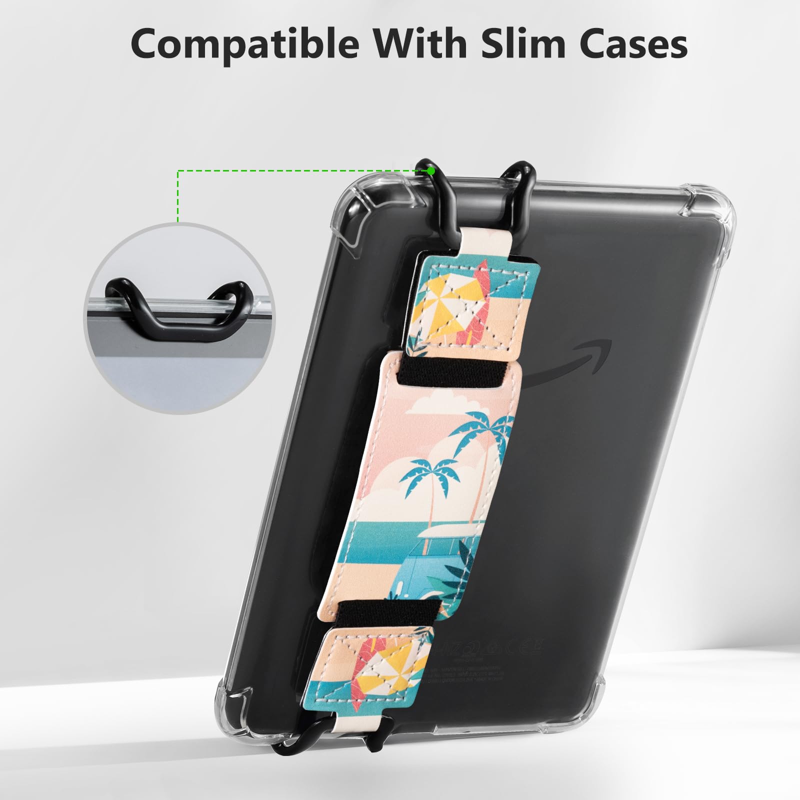 E-Book Tablet 6–7.5 inch Secure Hand Strap–Multiple Prints#Color_Summer