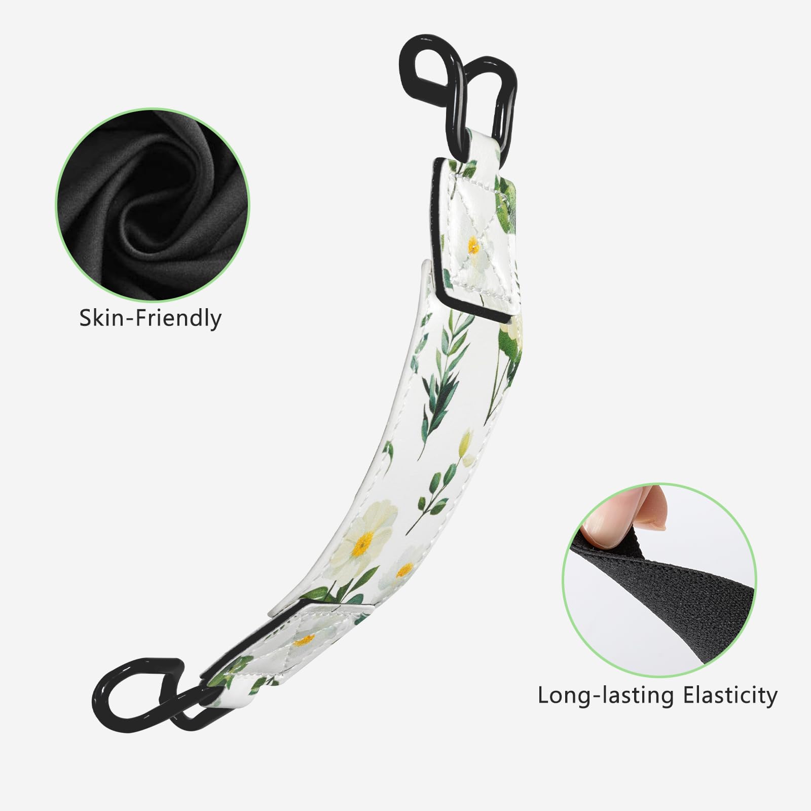 E-Book Tablet 6–7.5 inch Secure Hand Strap–Multiple Prints#Color_Garden Blossoms