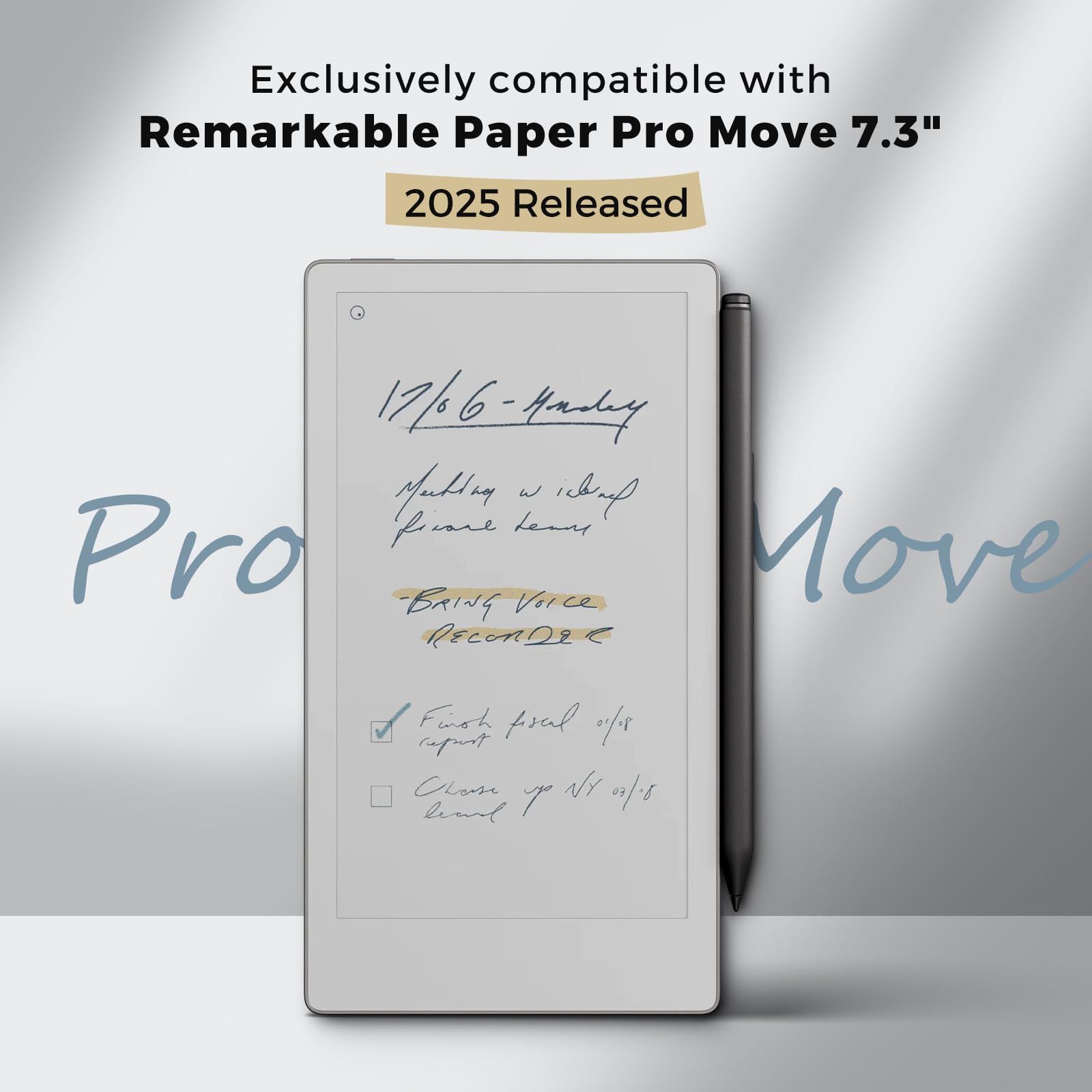 Remarkable Paper Pro Move 7.3 inch (2025) Folio Case#Color_Black