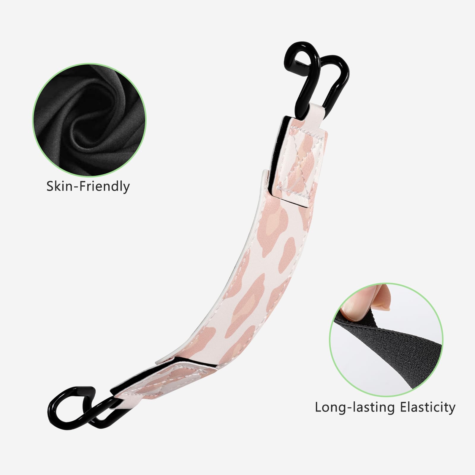 E-Book Tablet 6–7.5 inch Secure Hand Strap–Multiple Prints#Color_Pink Leopard