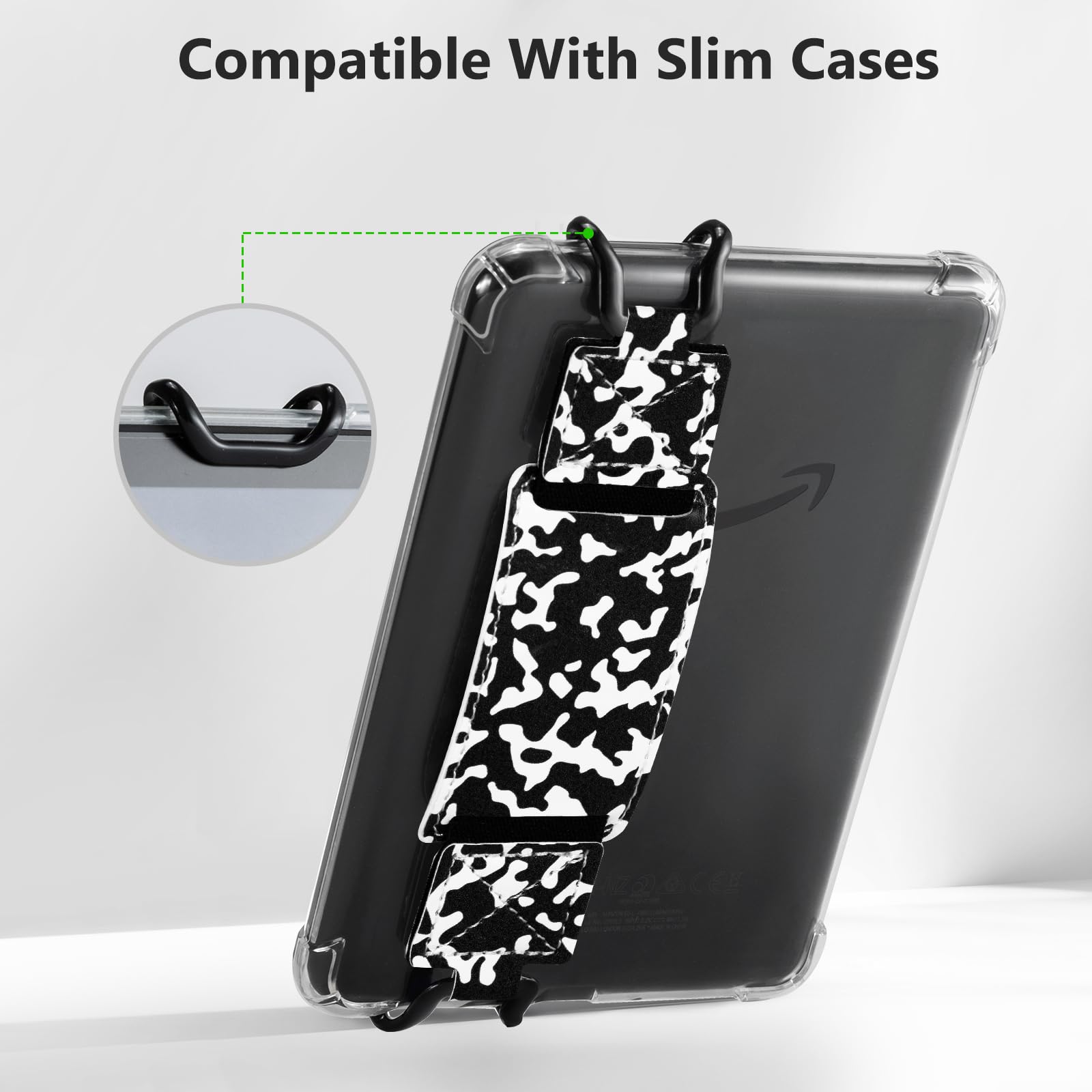 E-Book Tablet 6–7.5 inch Secure Hand Strap–Multiple Prints#Color_Black Notes