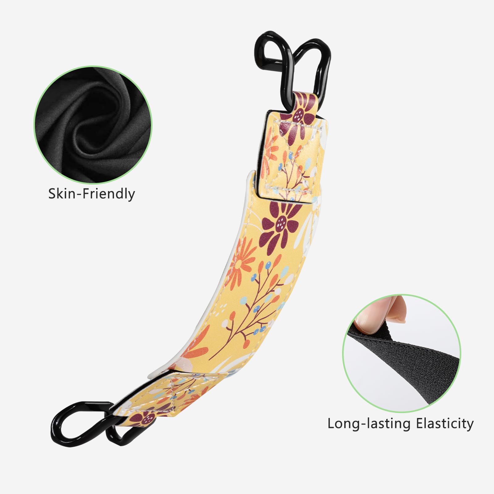 E-Book Tablet 6–7.5 inch Secure Hand Strap–Multiple Prints#Color_Vibrant Petals