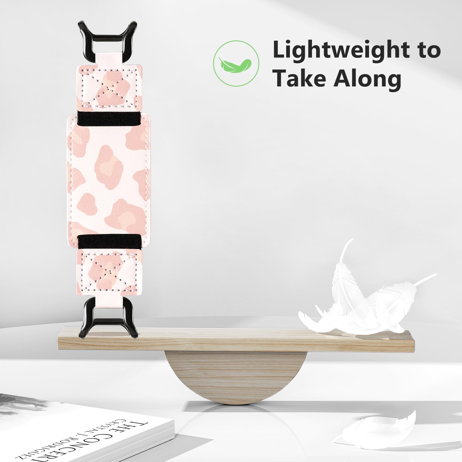 E-Book Tablet 6–7.5 inch Secure Hand Strap–Multiple Prints#Color_Pink Leopard