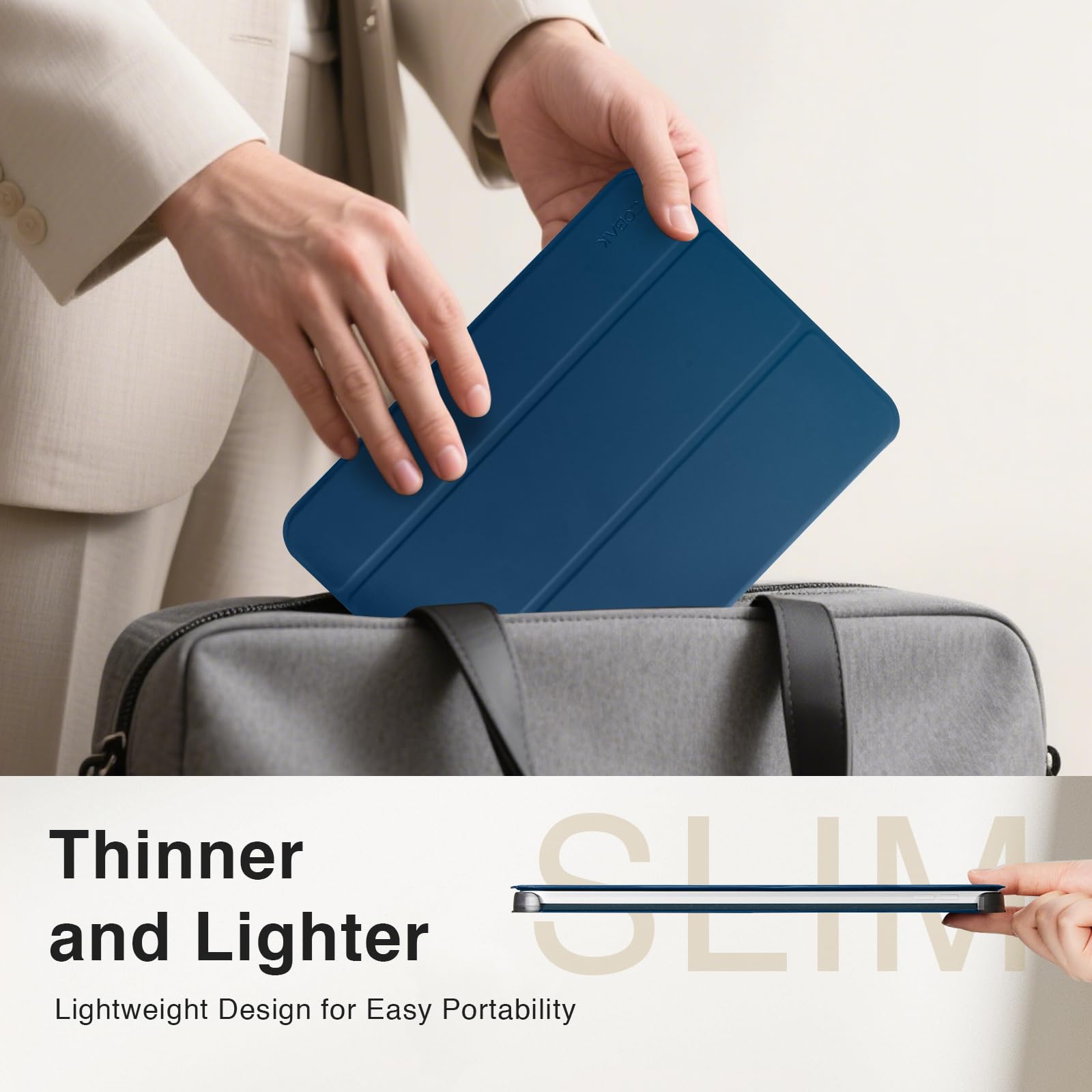 Essentials iPad (A16) tri-fold-Magnetic#Color_Dark Blue