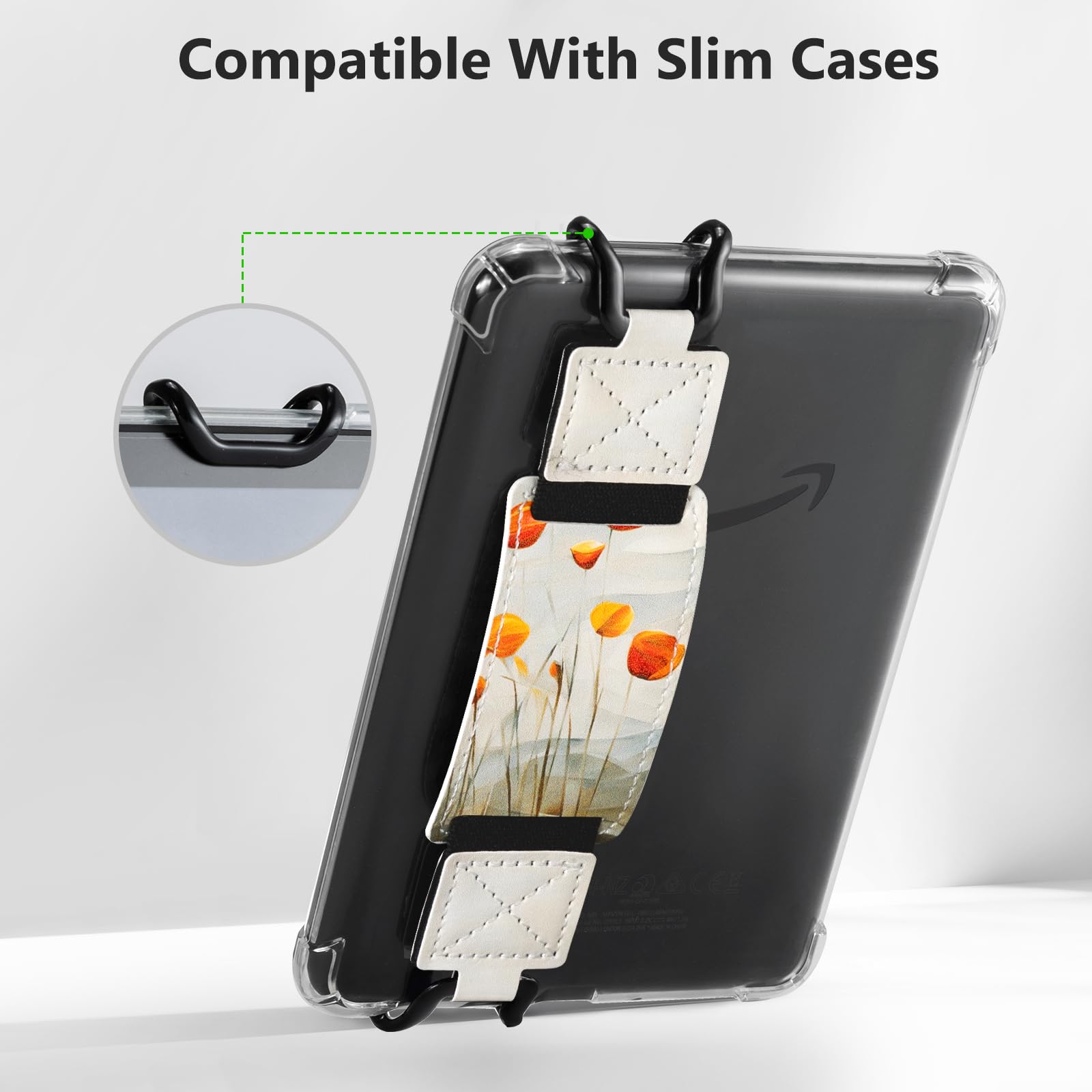 E-Book Tablet 6–7.5 inch Secure Hand Strap–Multiple Prints#Color_Autumn Whisper