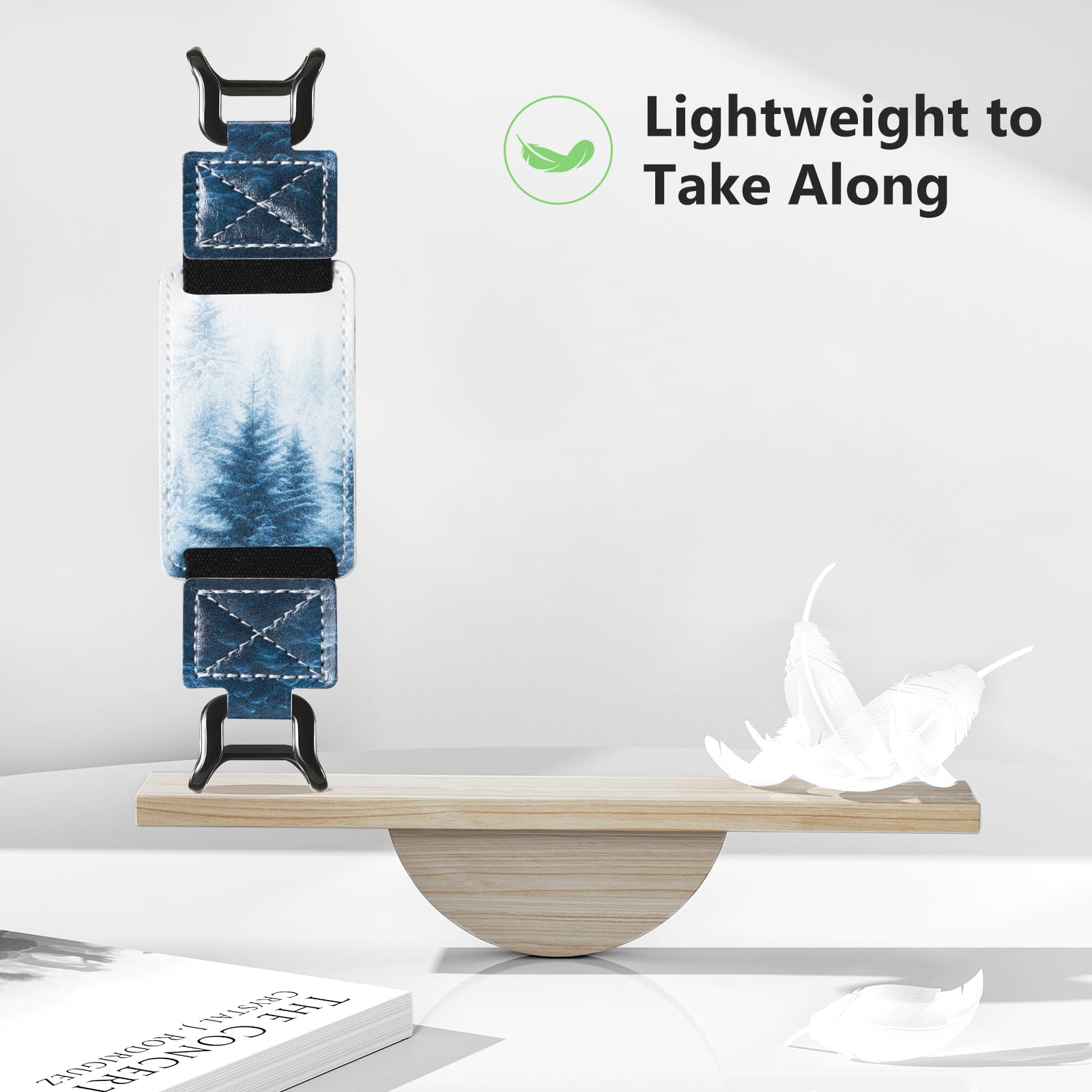 E-Book Tablet 6–7.5 inch Secure Hand Strap–Multiple Prints#Color_Forest