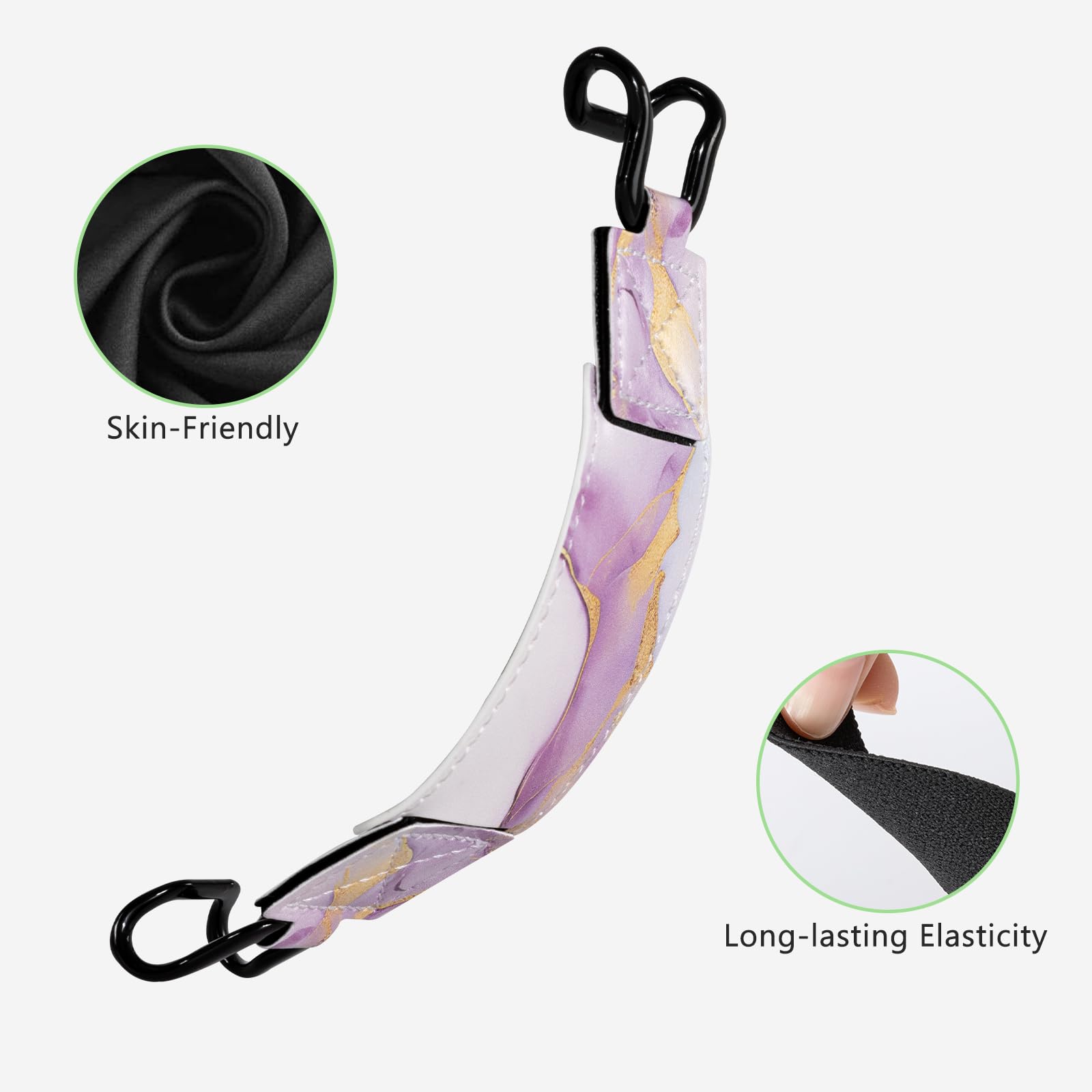 E-Book Tablet 6–7.5 inch Secure Hand Strap–Multiple Prints#Color_Amethyst Veil