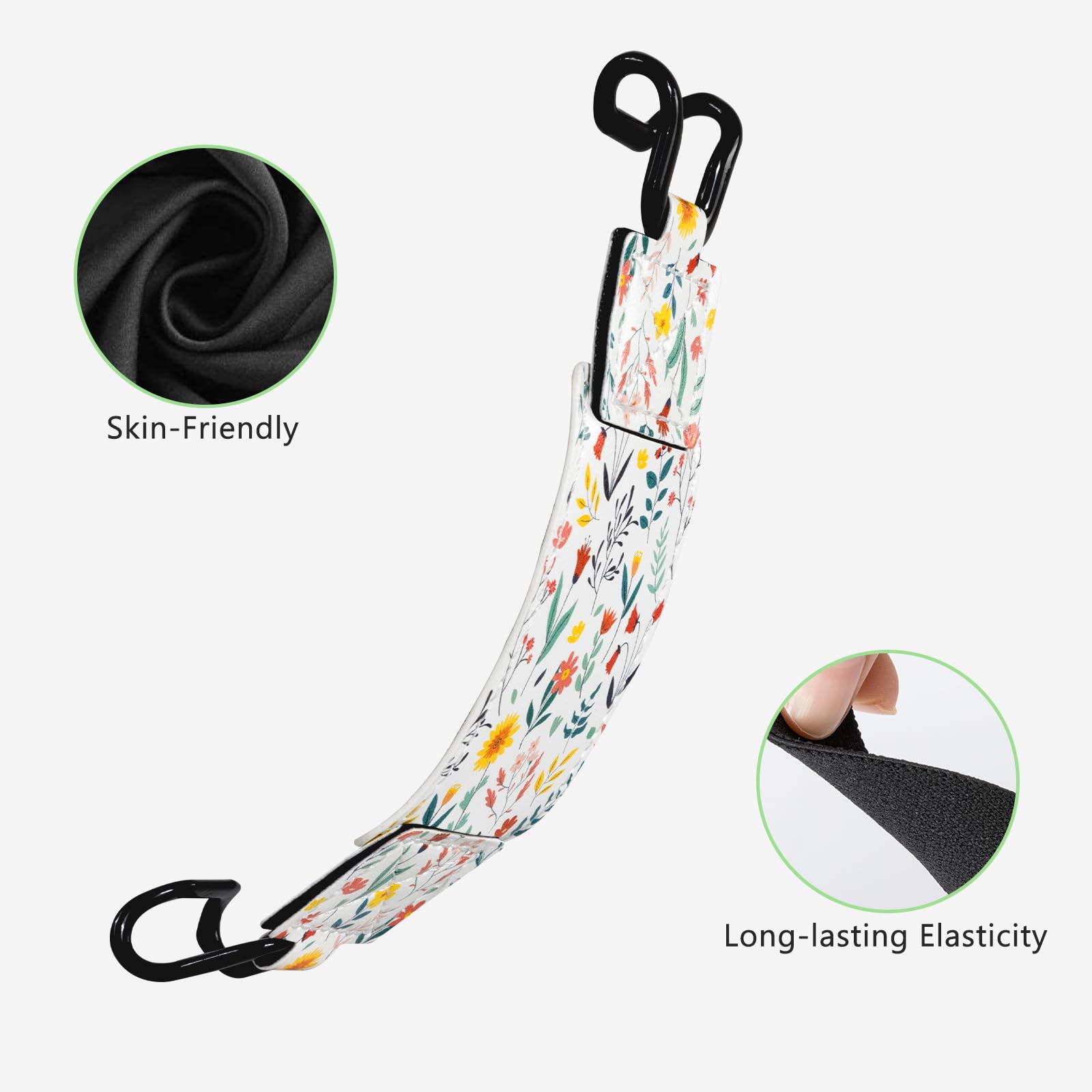 E-Book Tablet 6–7.5 inch Secure Hand Strap–Multiple Prints#Color_Flowers Sea