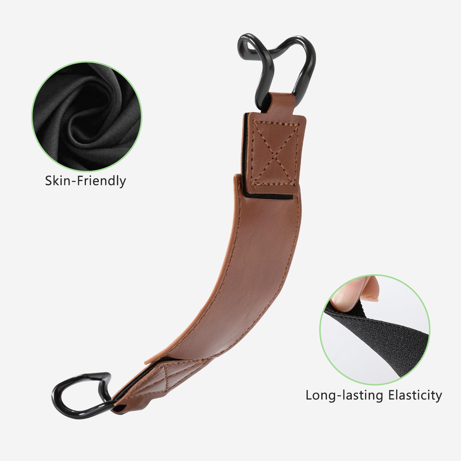 E-Book Tablet 6–7.5 inch Secure Hand Strap#Color_Dark Brown