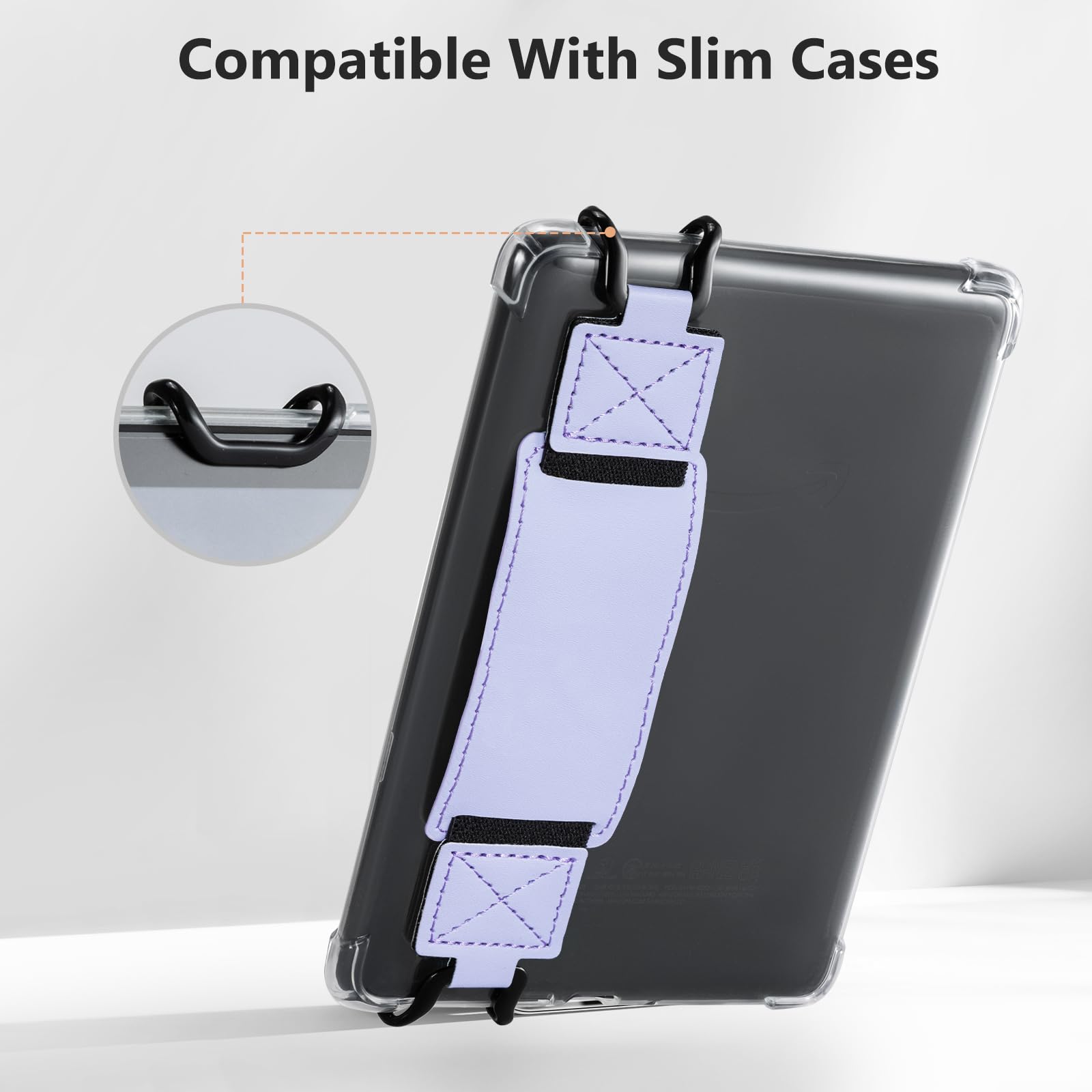 E-Book Tablet 6–7.5 inch Secure Hand Strap#Color_Purple