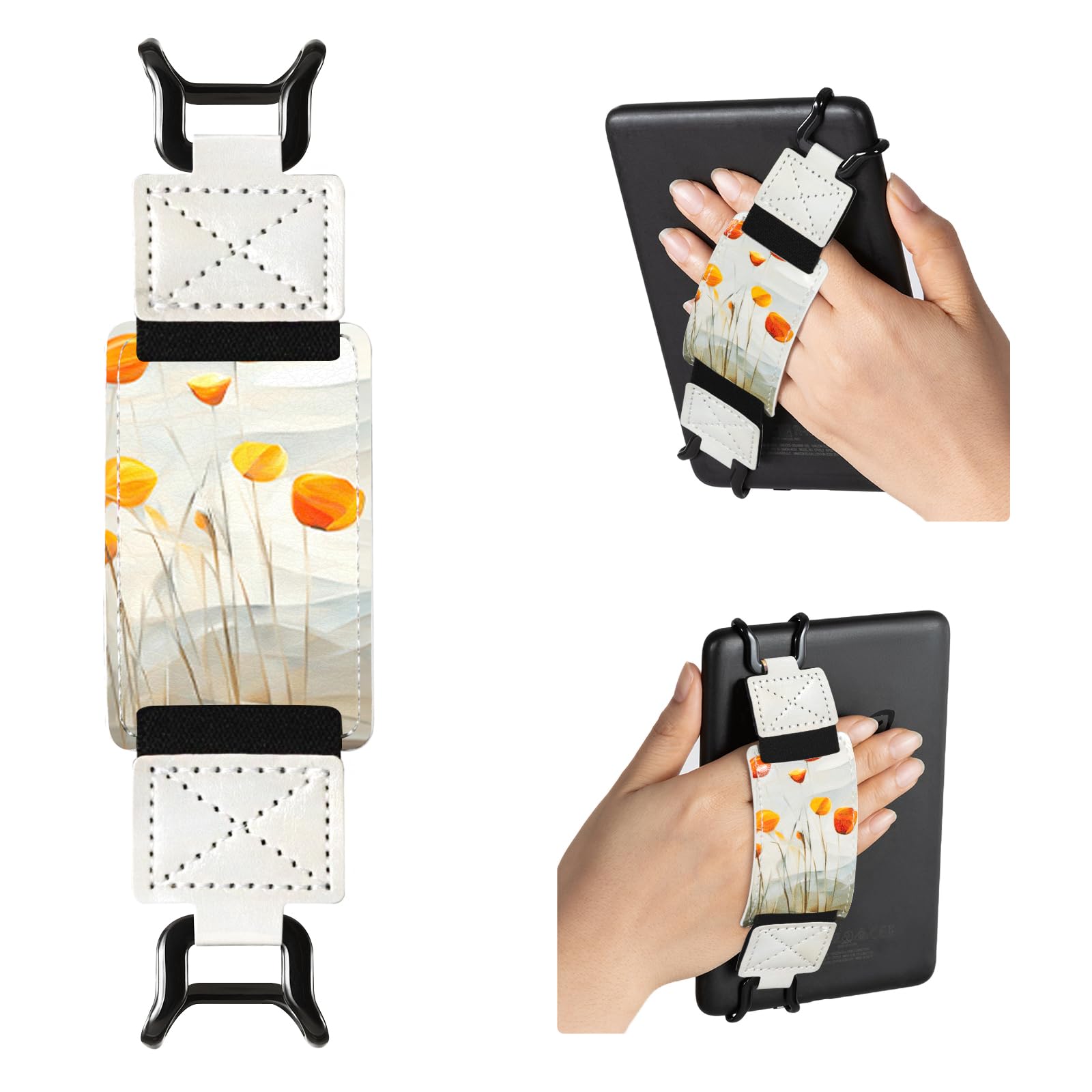 E-Book Tablet 6–7.5 inch Secure Hand Strap–Multiple Prints#Color_Autumn Whisper