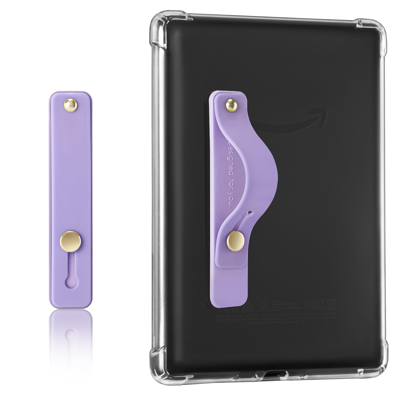 Hand Strap Holder for Kindle & Tablets#Color_Lilac
