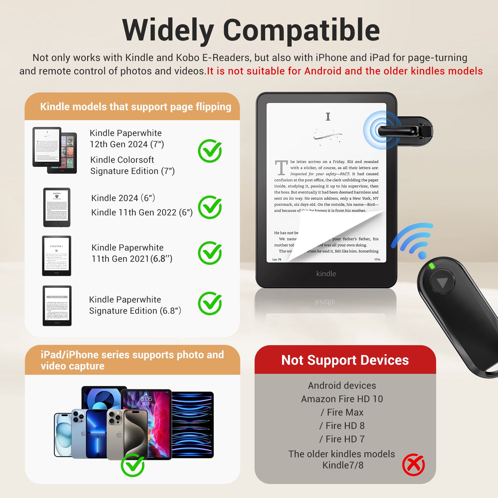 Remote Control Page For Kindle