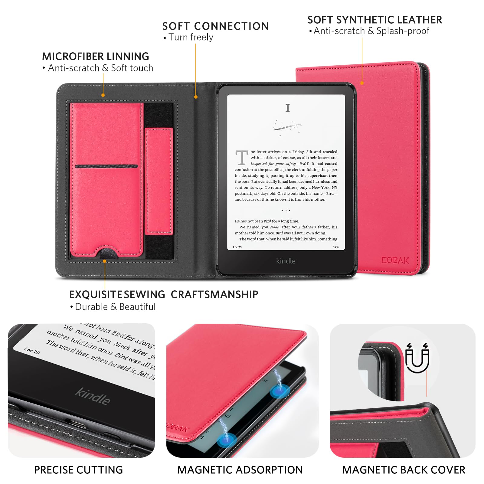 Kindle Paperwhite 12th Gen (2024 7 inch) stand#Color_Raspberry