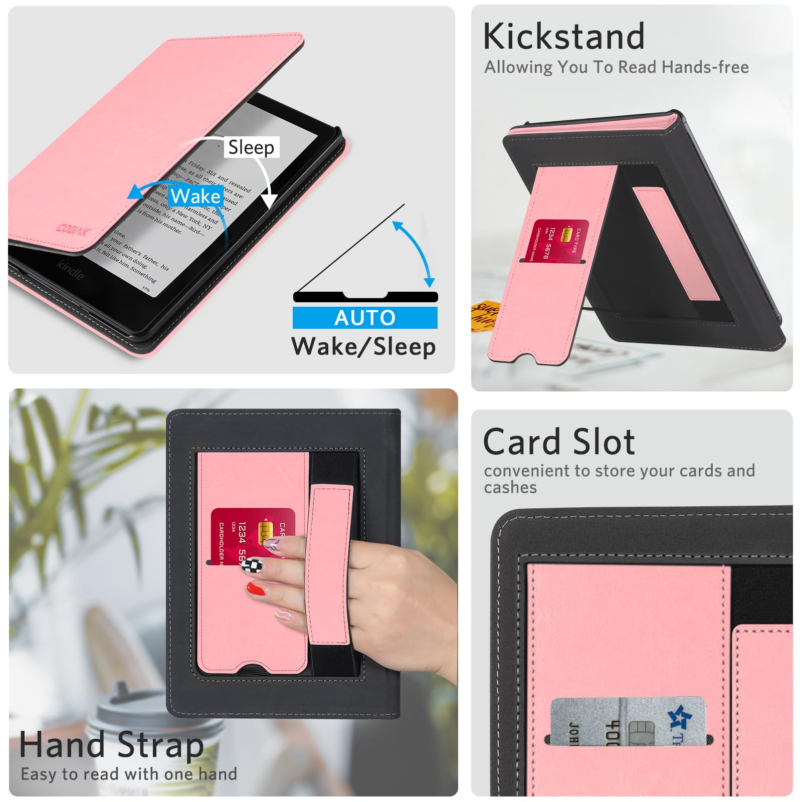 Kindle Paperwhite 12th Gen (2024 7 inch) stand#Color_Pink