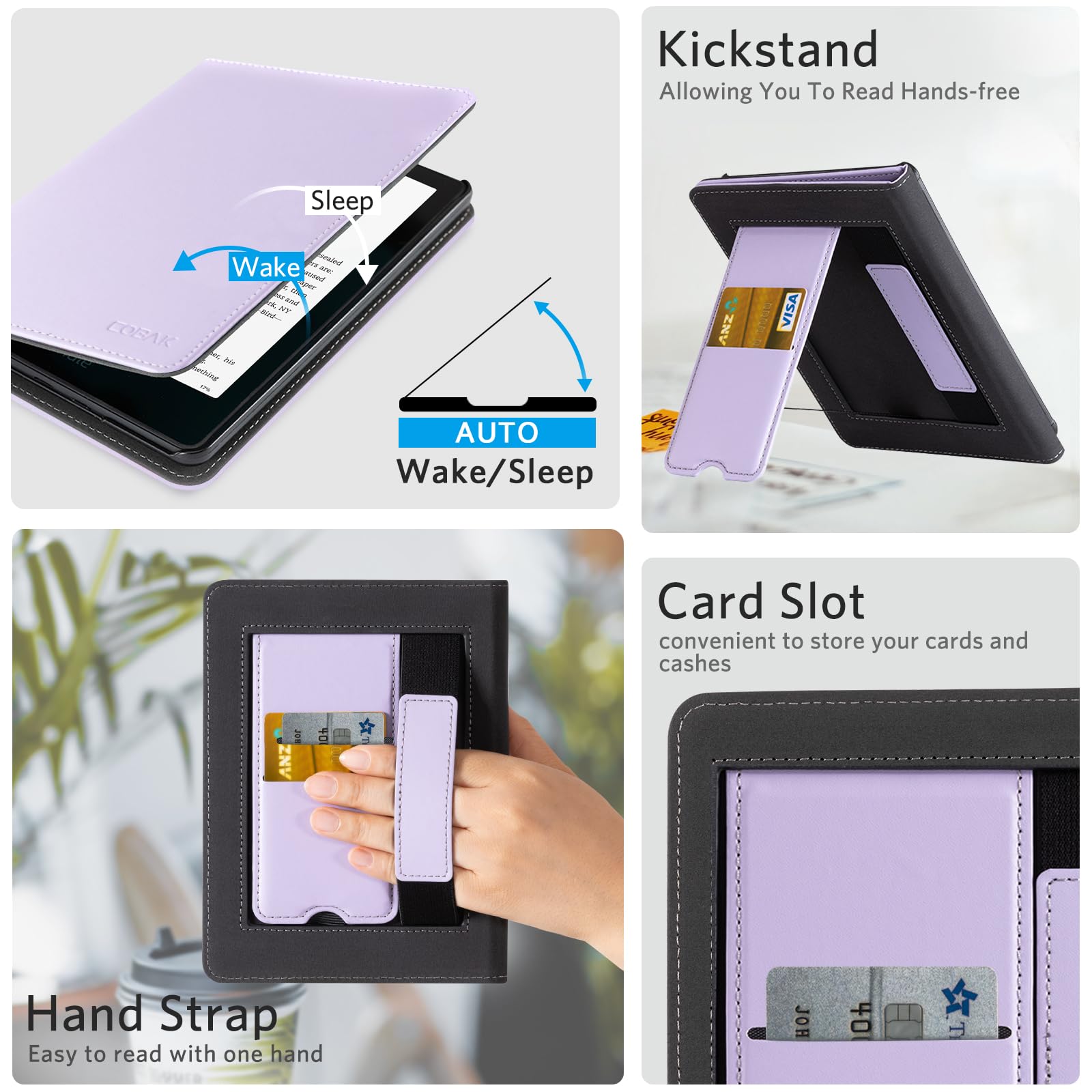 Kindle Paperwhite 12th Gen (2024 7 inch) stand#Color_Light Purple