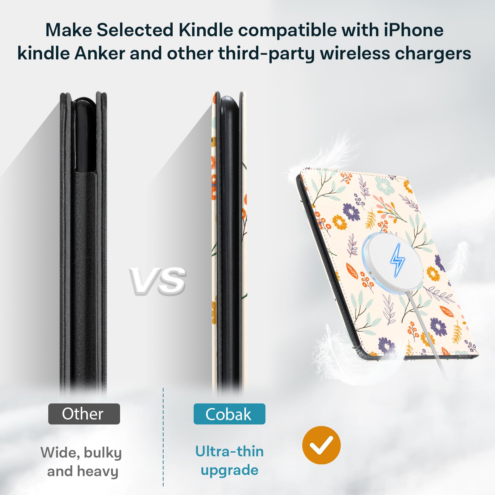 Kindle Paperwhite 12th Gen (2024 7 inch) stand-prints#Color_Beige Flower