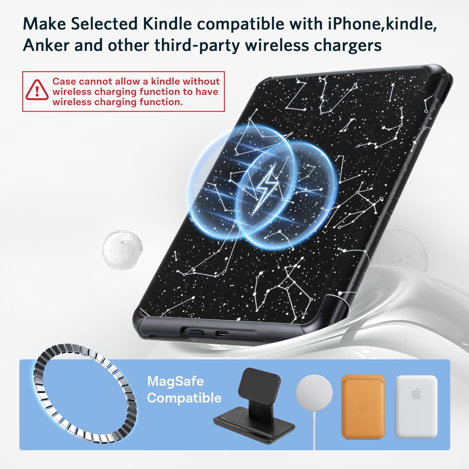 Kindle Paperwhite 12th Gen (2024 7 inch) Magnetic Case#Color_Constell