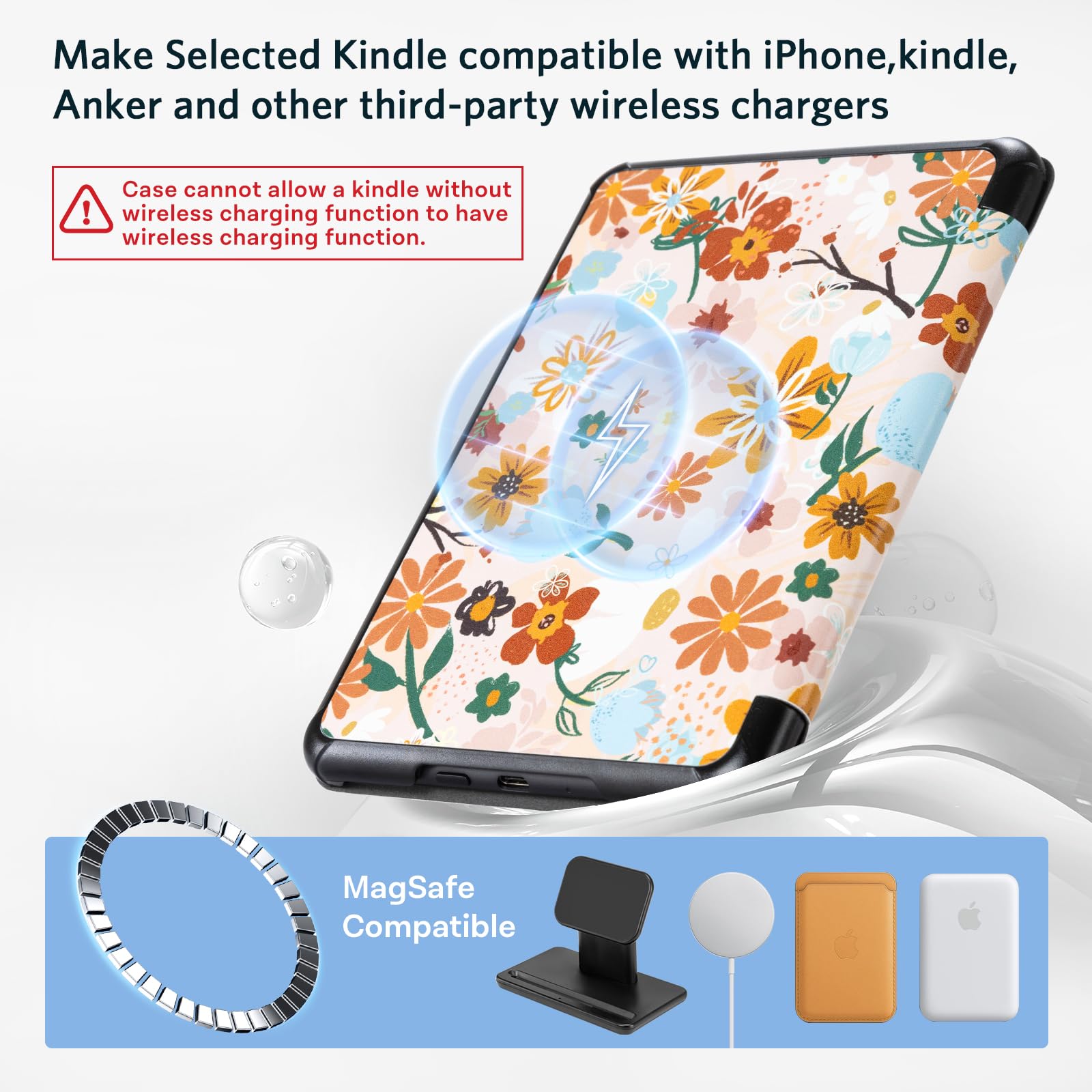 Kindle Paperwhite 12th Gen (2024 7 inch) Magnetic Case#Color_Jasmine
