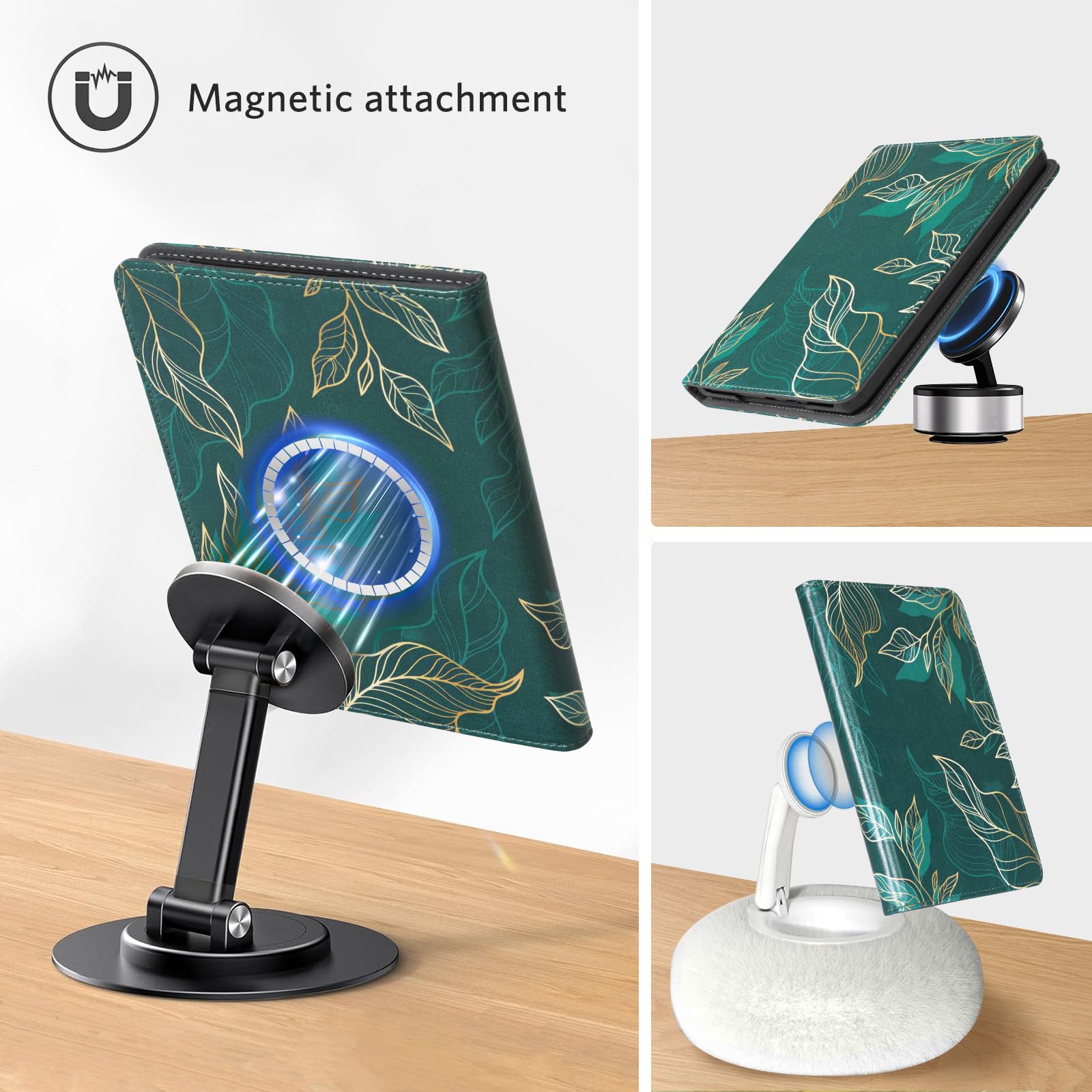 Kindle Paperwhite 12th Gen (2024 7 inch) stand-prints#Color_Dark Green
