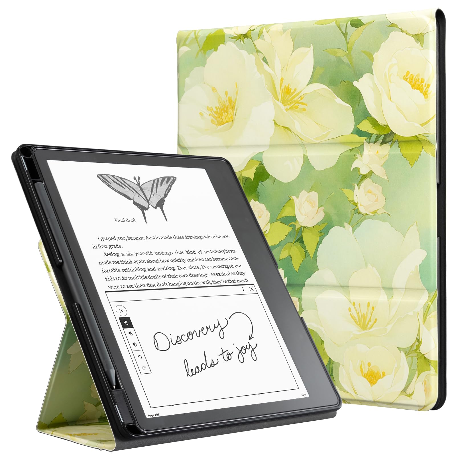 Eden Magnolia Grandiflora Kindle Scribe Stand Case