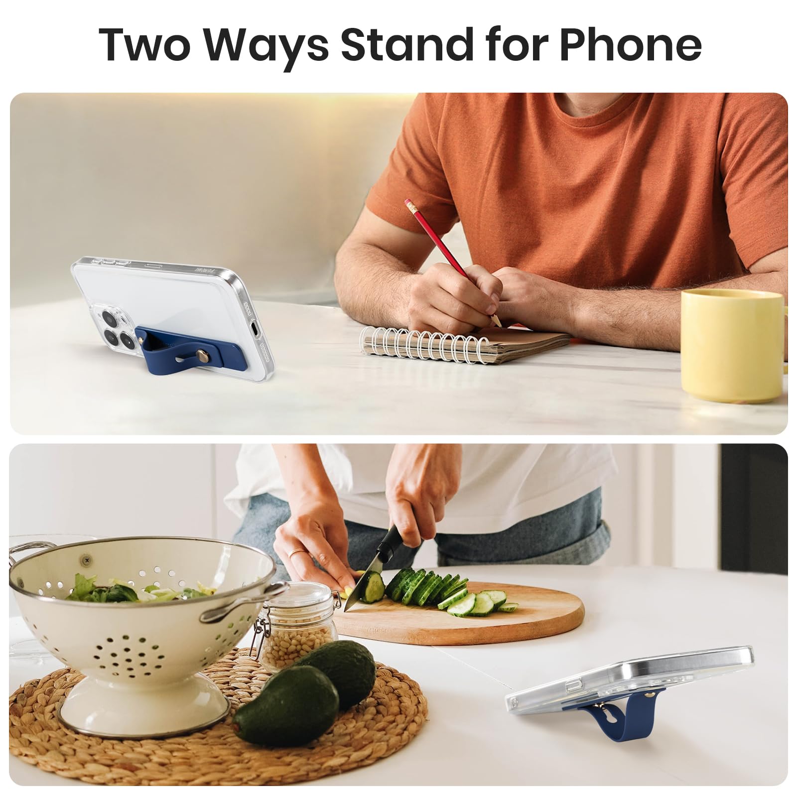 Hand Strap Holder for Kindle & Tablets#Color_Navy Blue