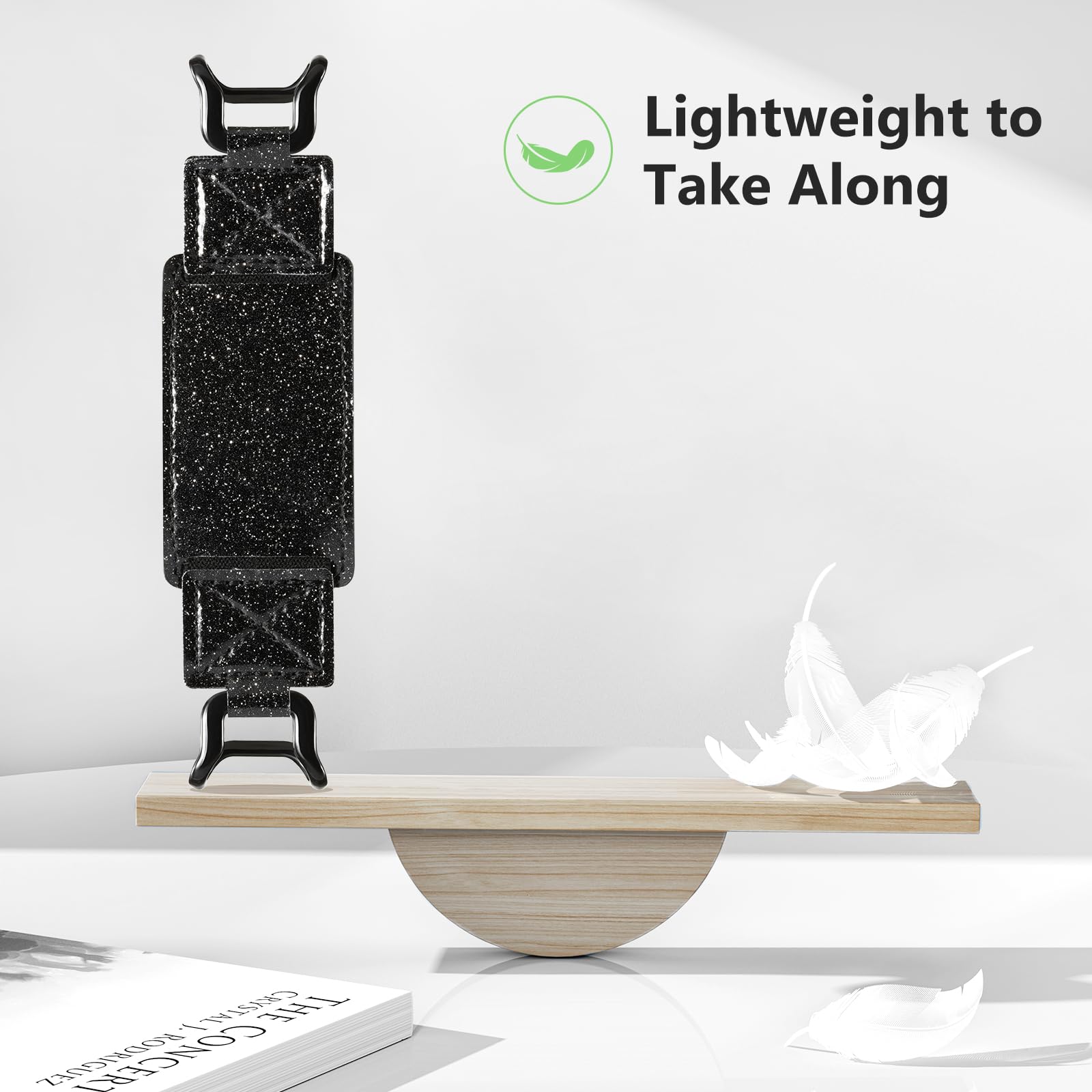 E-Book Tablet 6–7.5 inch Secure Hand Strap–Multiple Prints#Color_Black Star