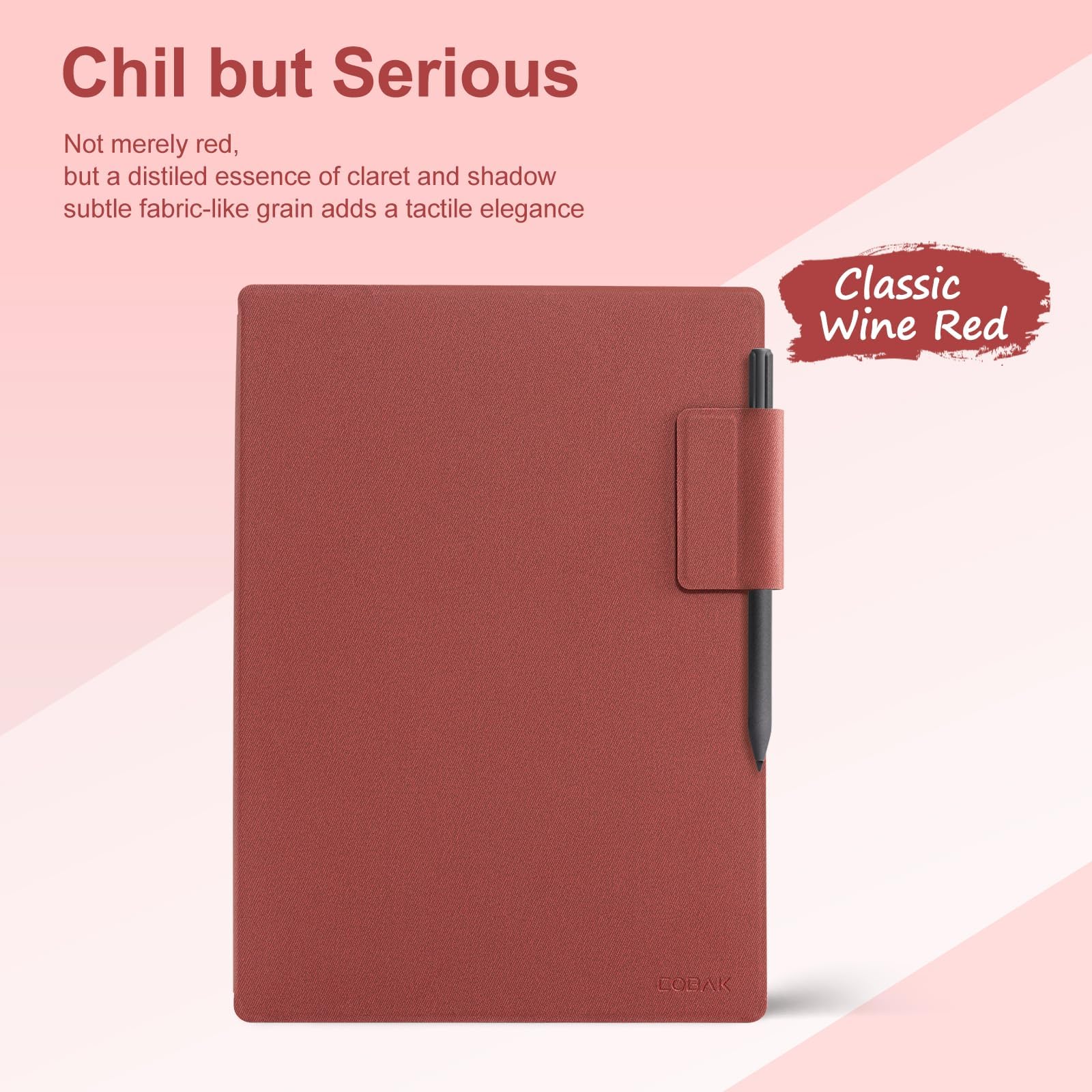 reMarkable Pro Magnetic Case#Color_Wine Red